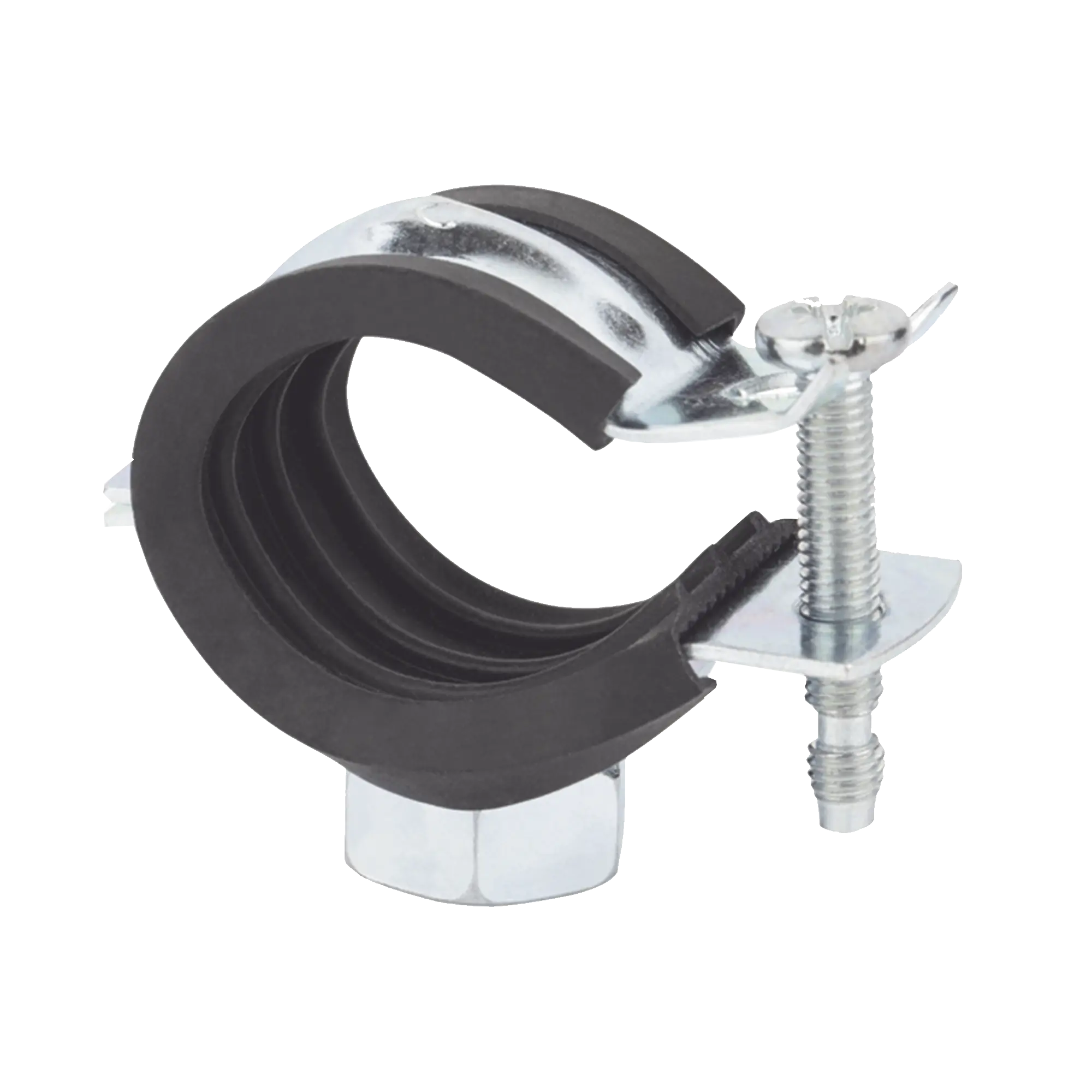 Abrazadera isofónica instalación rápida 1 1/4" (42 mm).