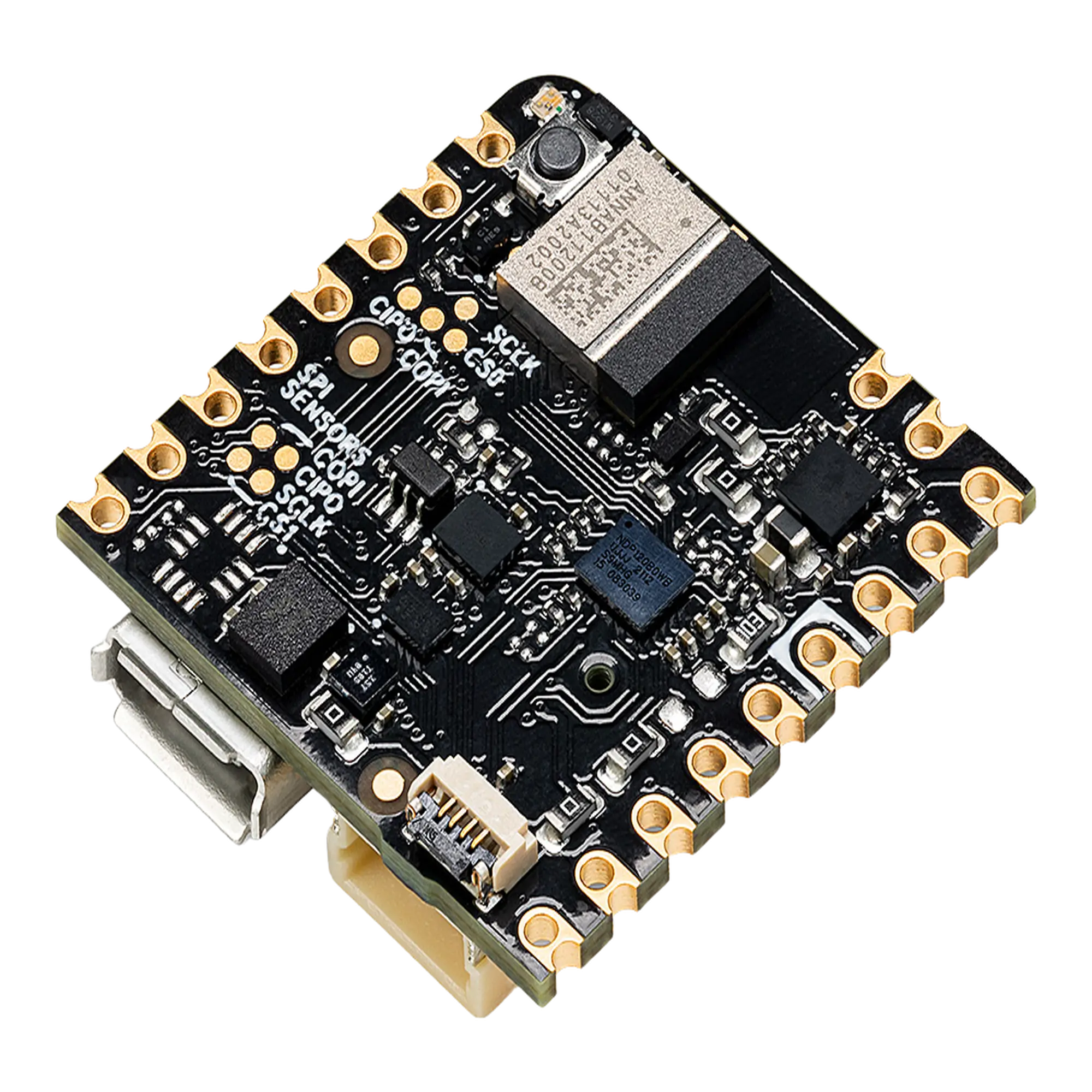 Placa Desarrollo Nicla Voice / Procesador Neural Syntiant NDP120 / Bluetooth 5.0 BLE / IMU 9 Ejes / Micrófono MEMS 105dB / Reconocimiento Voz Always-On / Machine Learning Edge