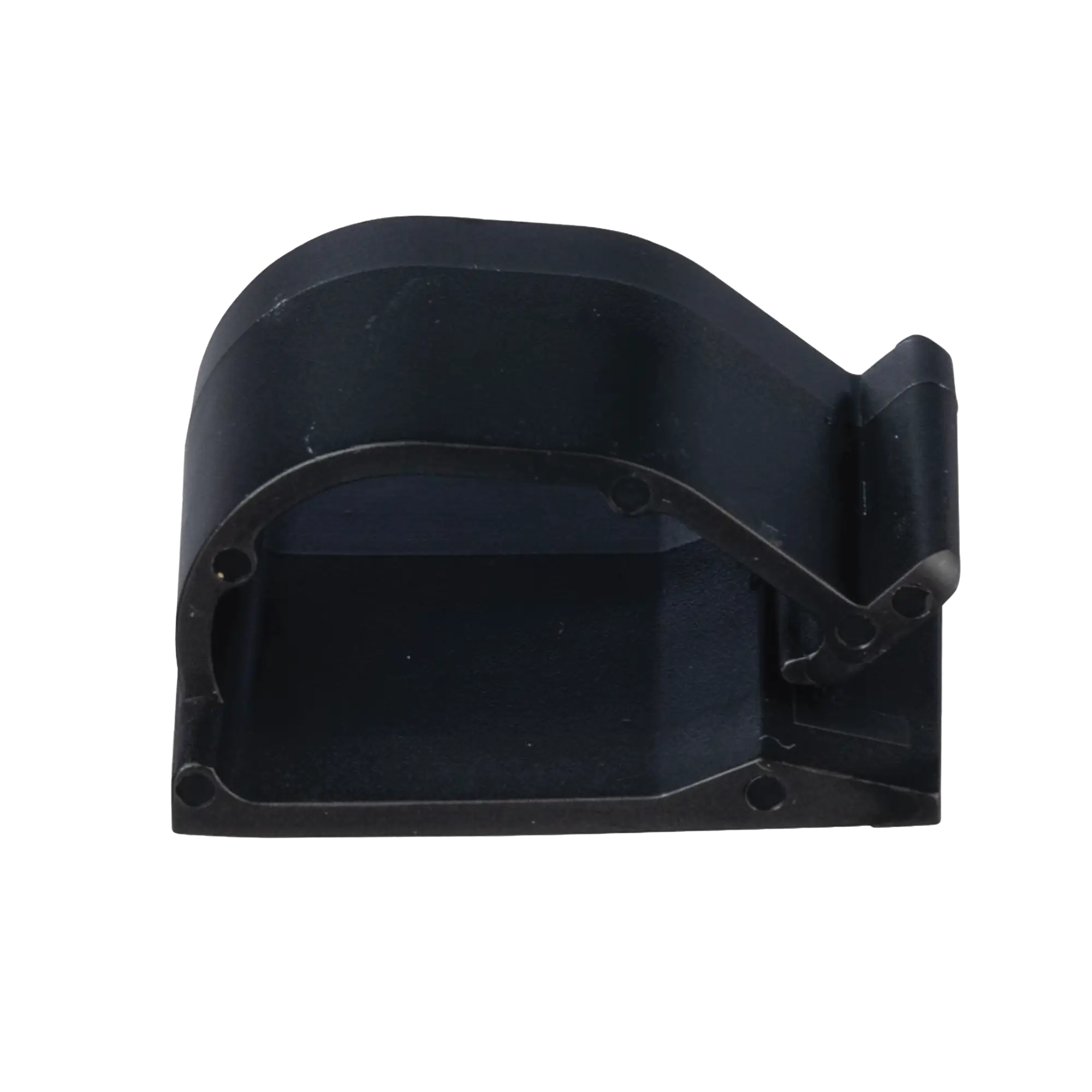 Clip de Nylon 6.6 con Adhesivo, Para Cables de Hasta 9.7 mm de Diámetro, Uso Interior/Exterior, Color Negro, Paquete de 100pz