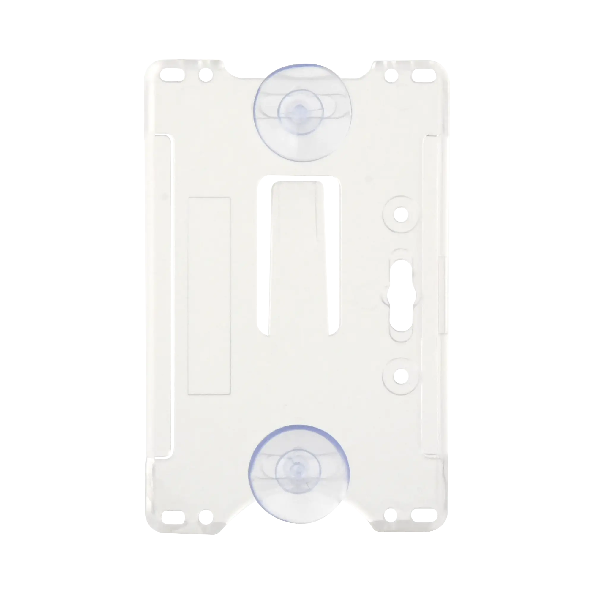 Porta tarjeta de plastico ABS / Transparente / Compatible con tarjetas ACCESSCARDEPC / PROCARDX o Formato CR80