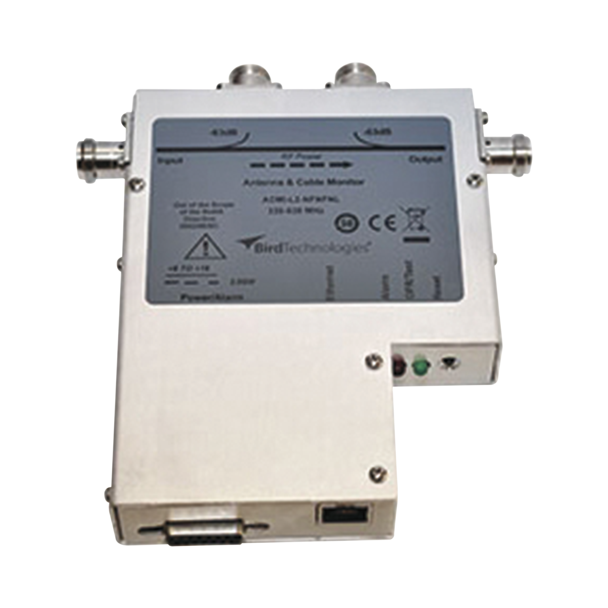 Monitor de Antena y Cable con Alarma, 136-225 MHz, 100 Watt, N Hembra/ N Hembra/ N Hembra, 12 Vcc.