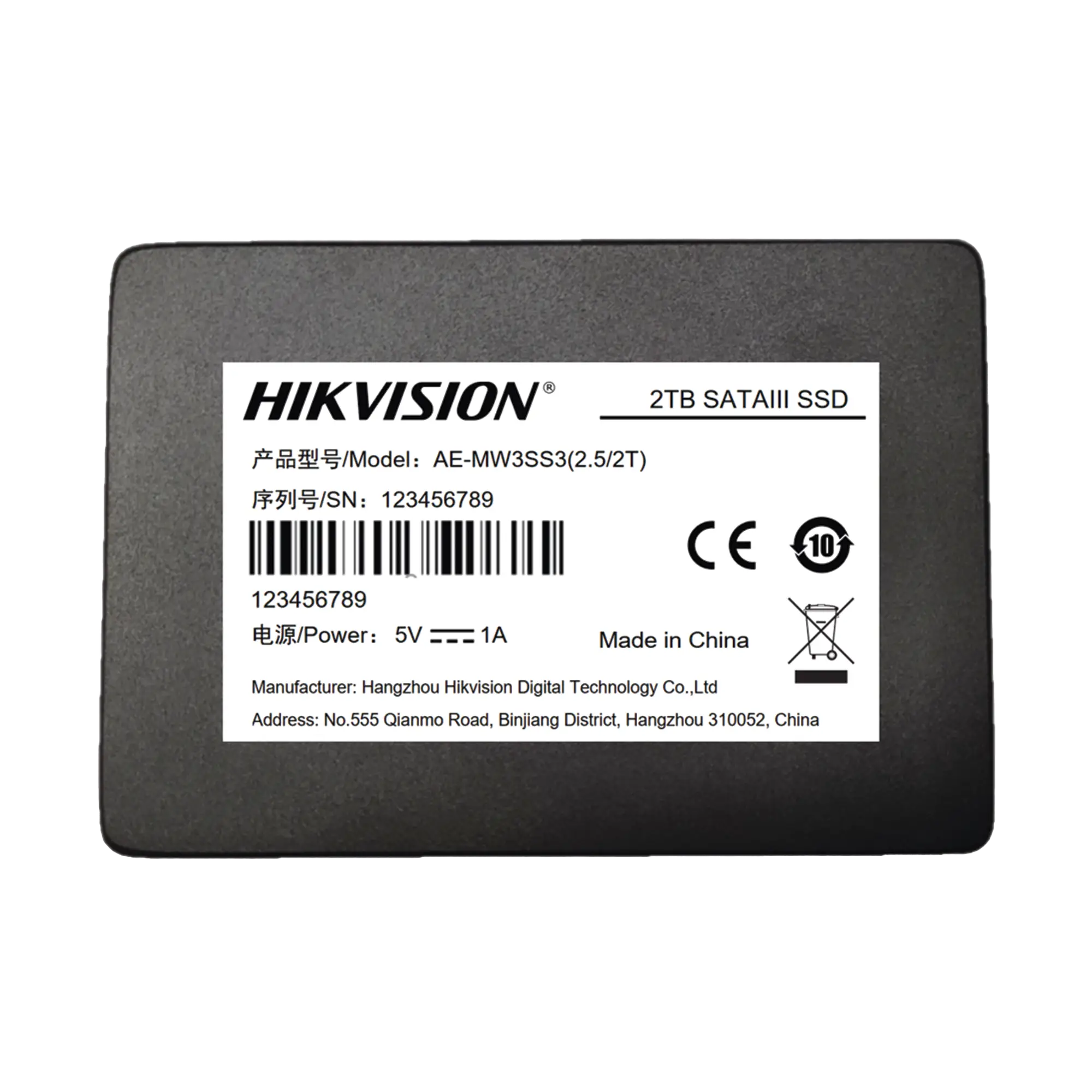 SSD PARA Videovigilancia Móvil / 2 TB / 2.5″ / Alto Performance / Uso 24/7 / Resistente en Alta Temperaturas