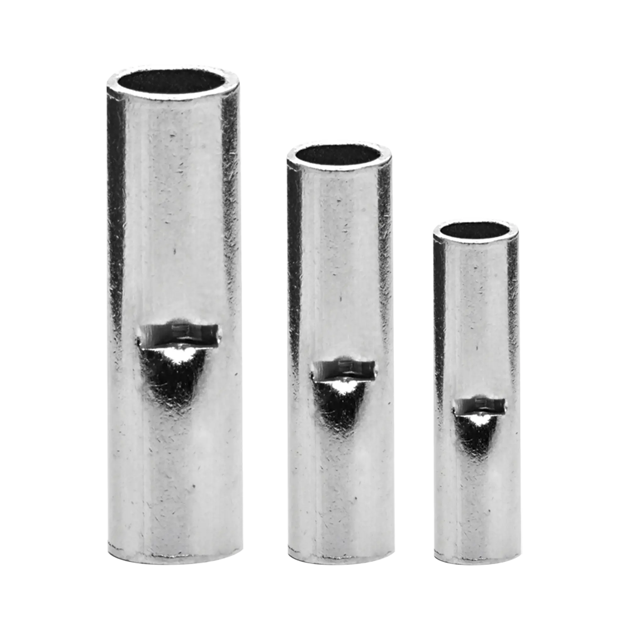 Conector a tope / Sin aislar / 16 – 14 AWG / Sin color / Paquete de 25 piezas.