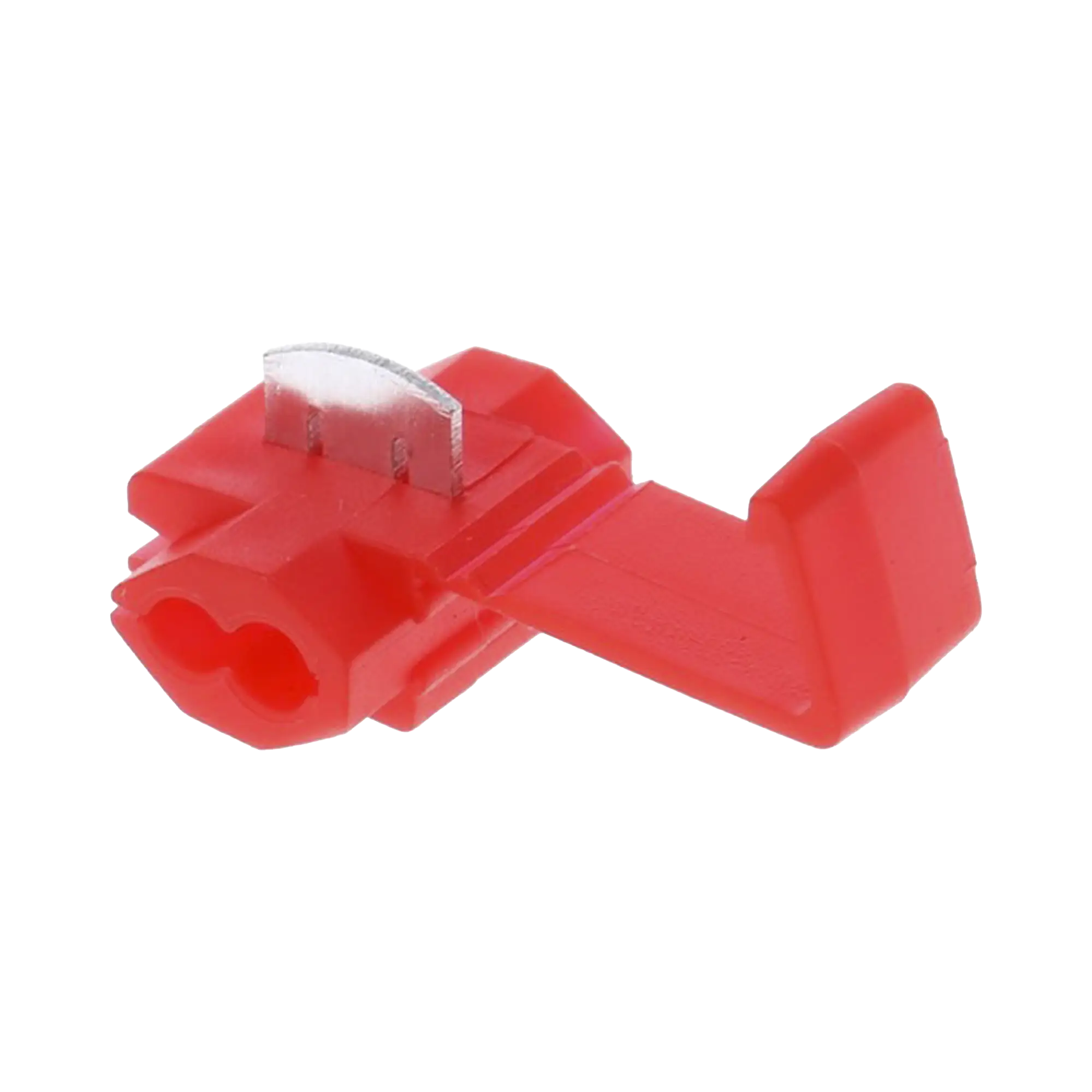 Terminal tipo almeja / 22 – 18 AWG / Rojo / Paquete de 25 piezas.