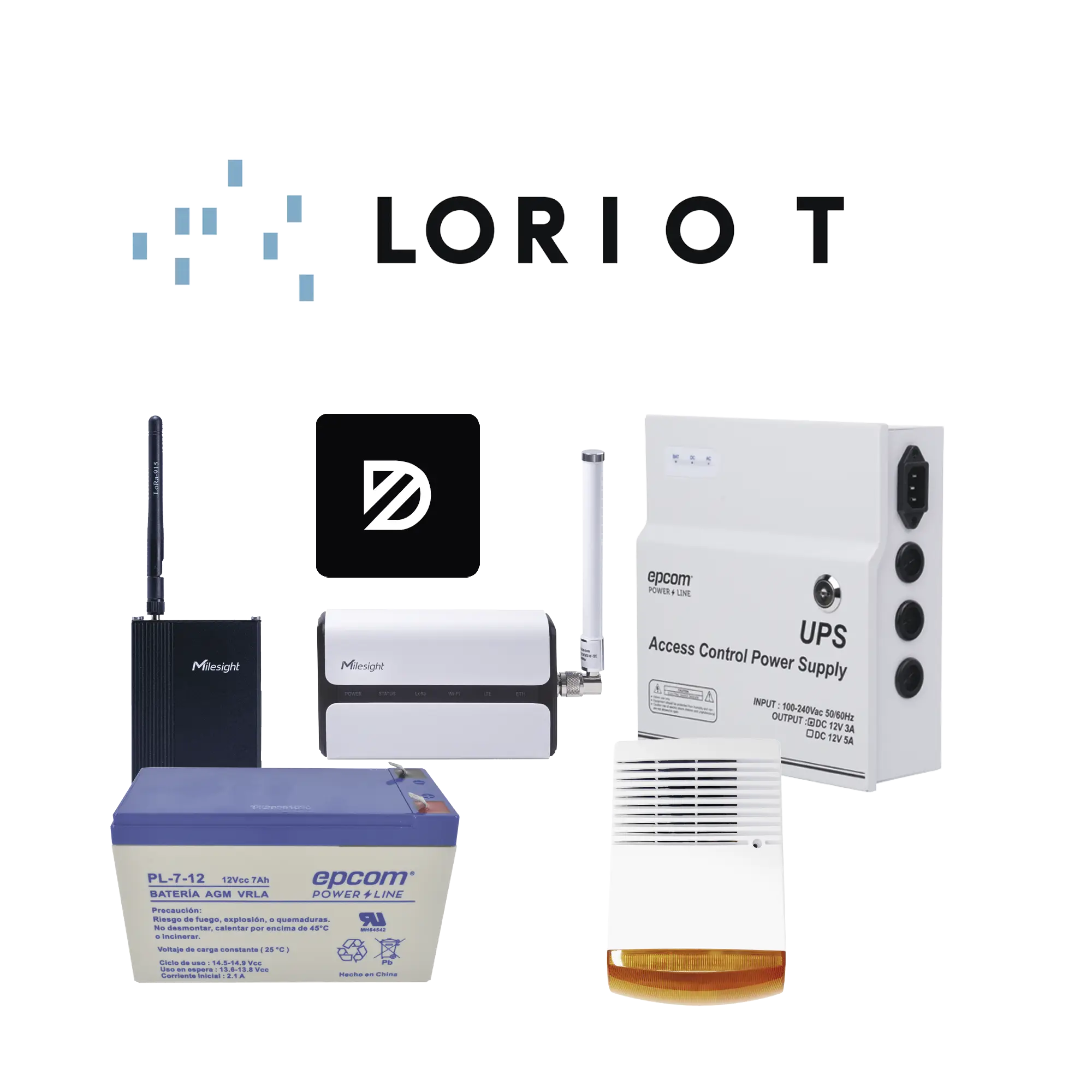 KIT INICIAL PARA ALARMA VECINAL DE LARGO ALCANCE CON LORAWAN