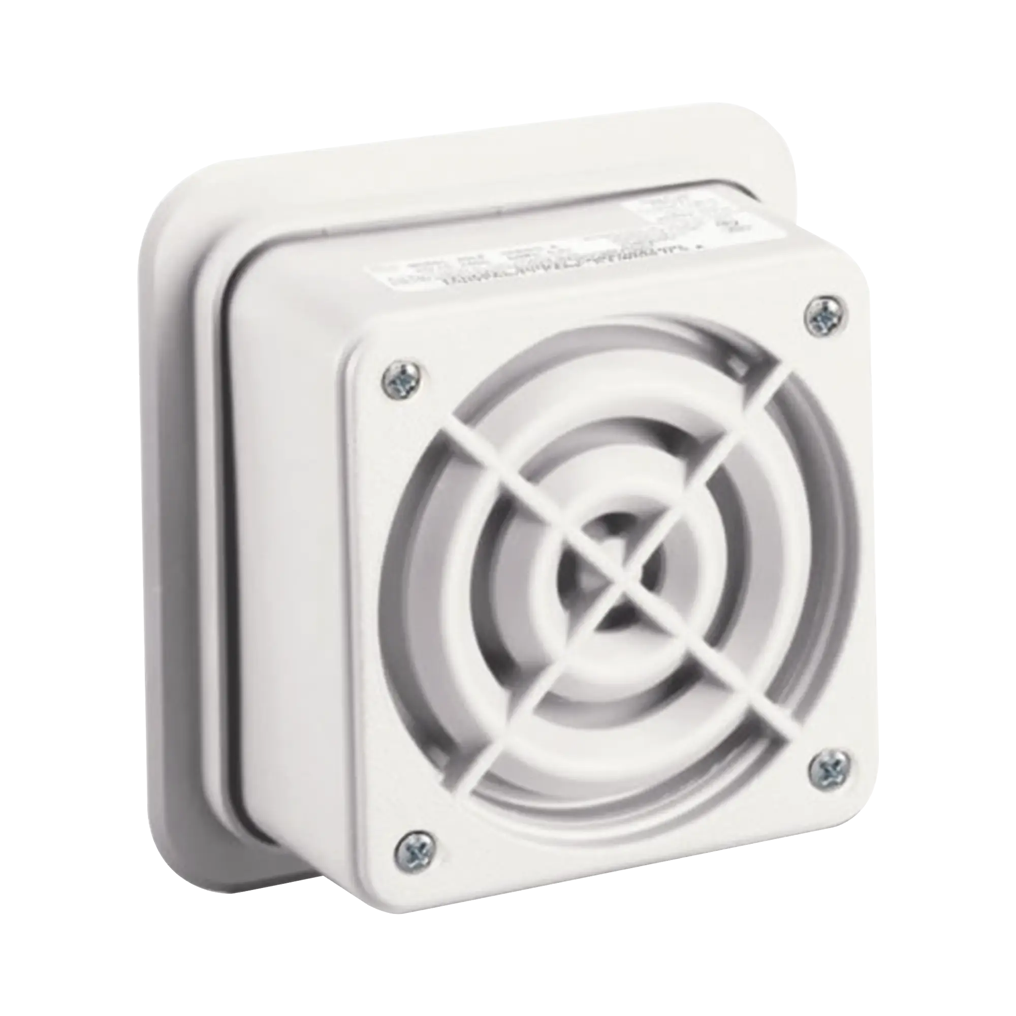 AudioMaster® Altavoz Reentrante Listado contra incendios UL de 2 Watts, De 25 Vrms color Beige