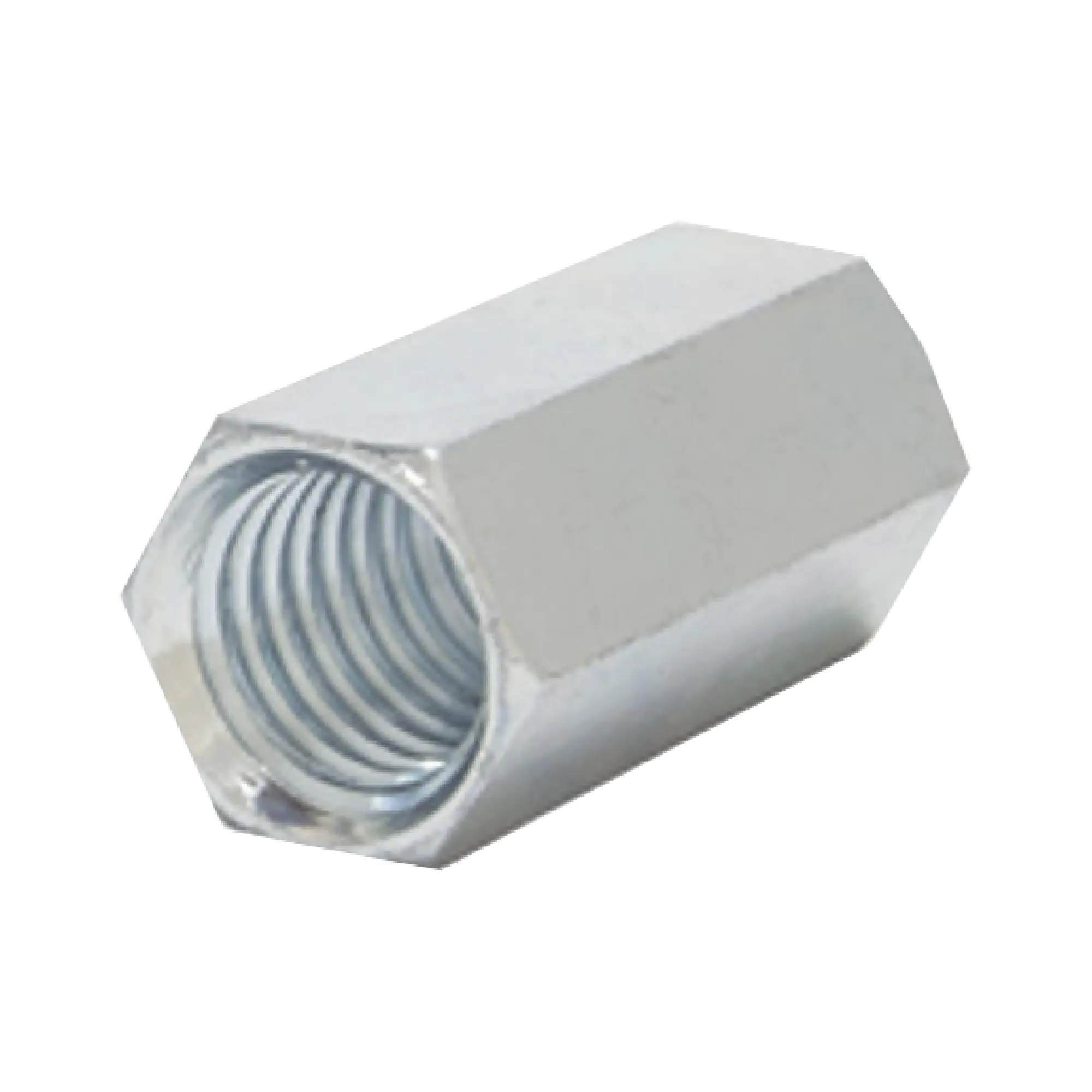 Cople hexagonal roscado cuerda máquina galvanizado de 7.9mm ( 5/16")