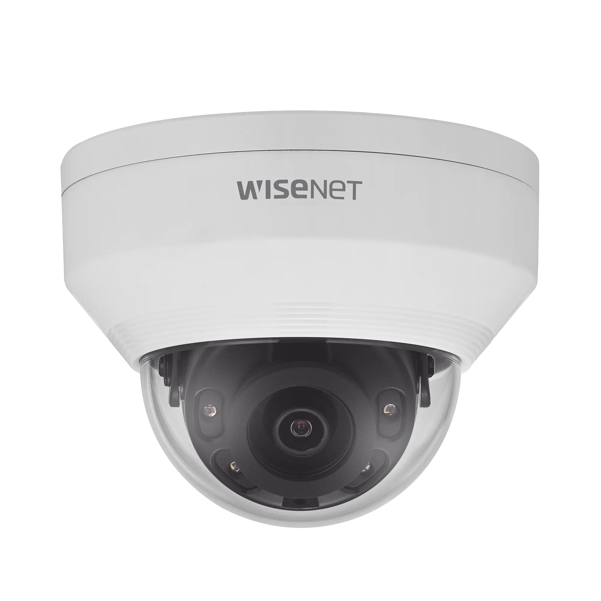 Cámara IP Tipo Domo Antivandálico 4 Megapíxel / Lente 3mm / IR 20M / WDR 120db / IP66 / IK10 / H.265 & WiseStream / POE 802.3af