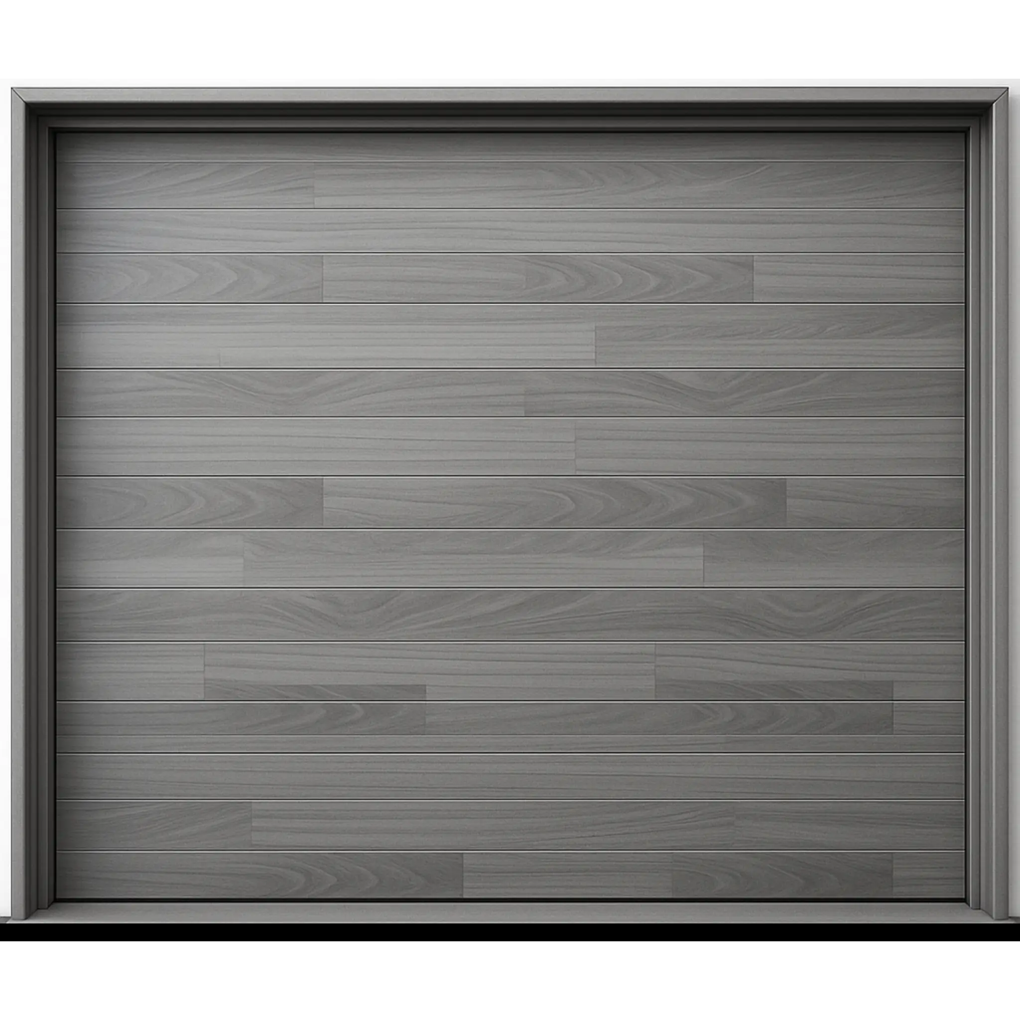Puerta de Garage de Alta Calidad / Estilo Americano / Acabado Laminado PREMIUM / Color Gris / 10×9 Pies.