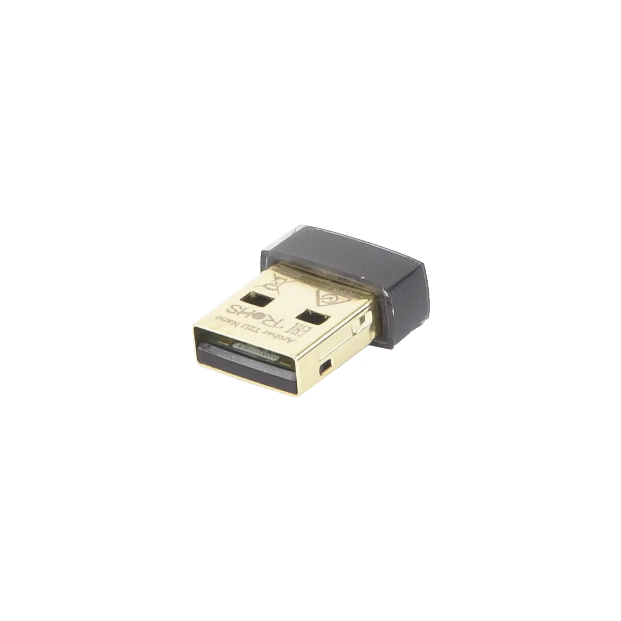 Mini Adaptador USB inalámbrico doble banda AC 600 Mbps, antena onmidireccional.