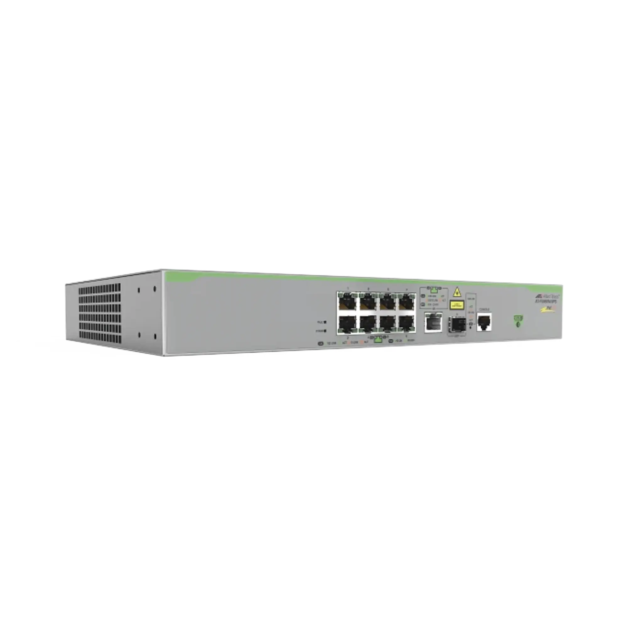 Layer 3 Lite Managed Access Switch, 8x 10/100T PoE, 1x SFP uplink, US Power Cord.