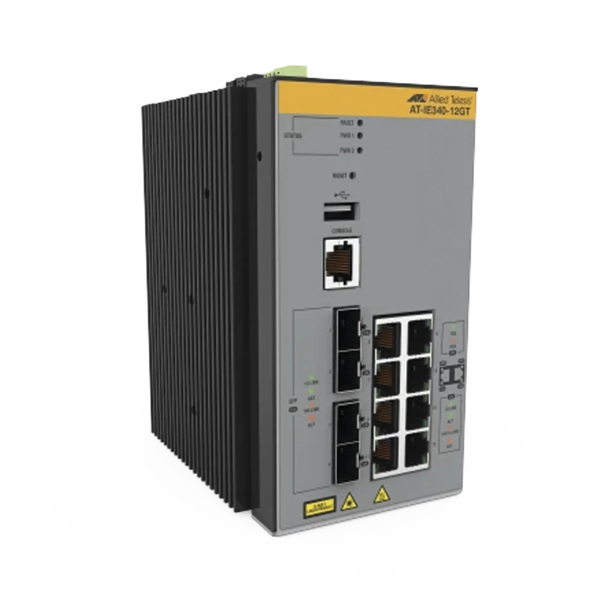 Switch Industrial Capa 3, 8x 10/100/1000T, 4x 100/1000X SFP, (TAA compliant)