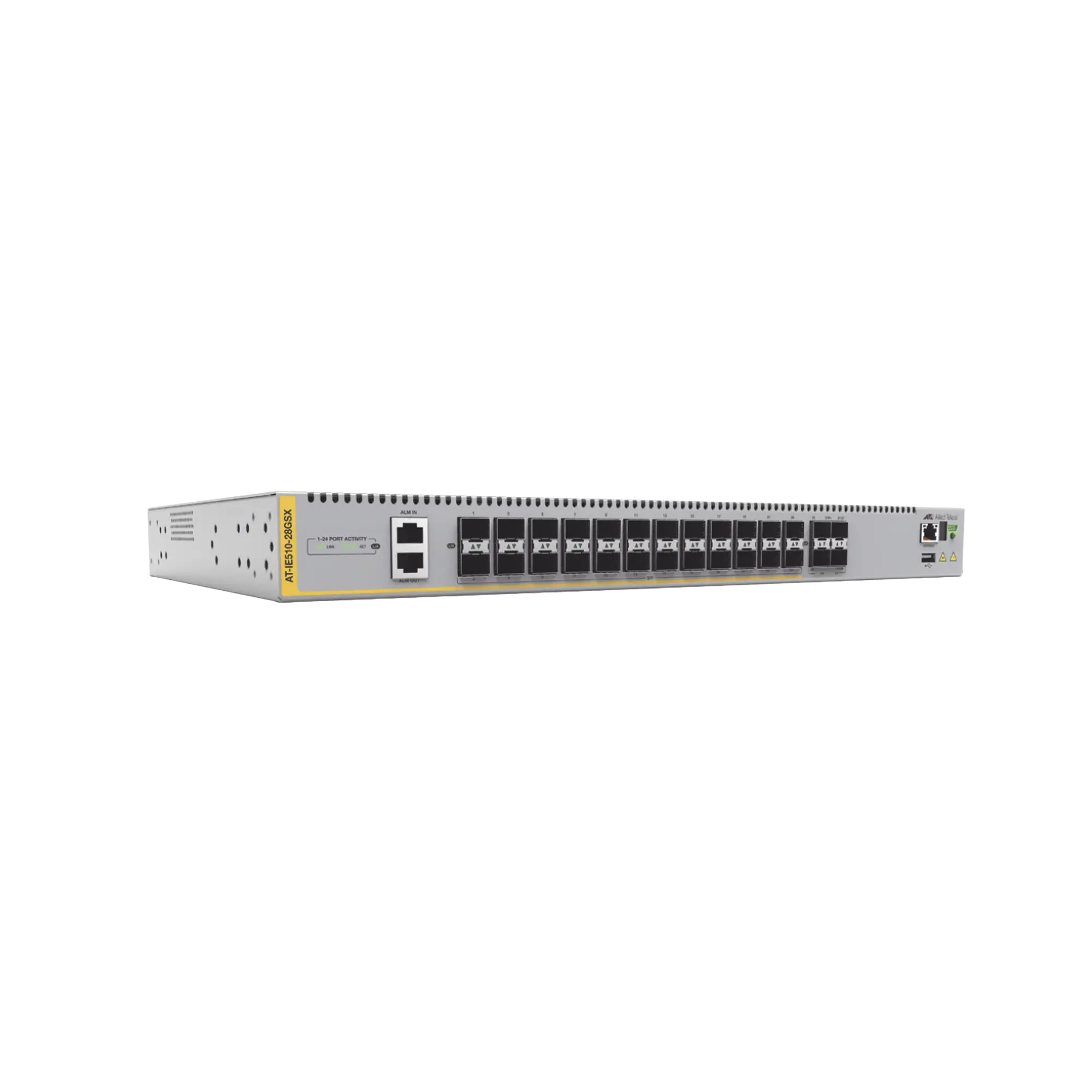 SWITCH STACKEABLE INDUSTRIAL ADMIN CAPA 3 D/24 PTOS 100/1000 SFP + 4 PTOS 10G SFP+