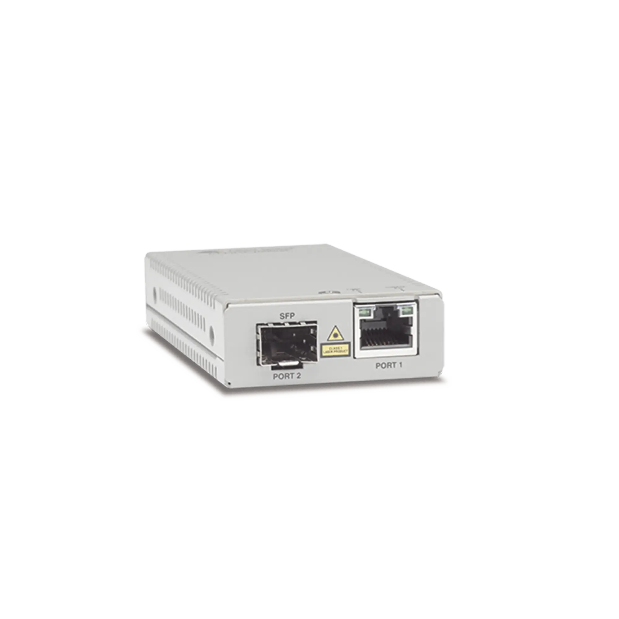 Convertidor de medios Gigabit Ethernet a fibra óptica con puerto SFP, con fuente de alimentación multi-región