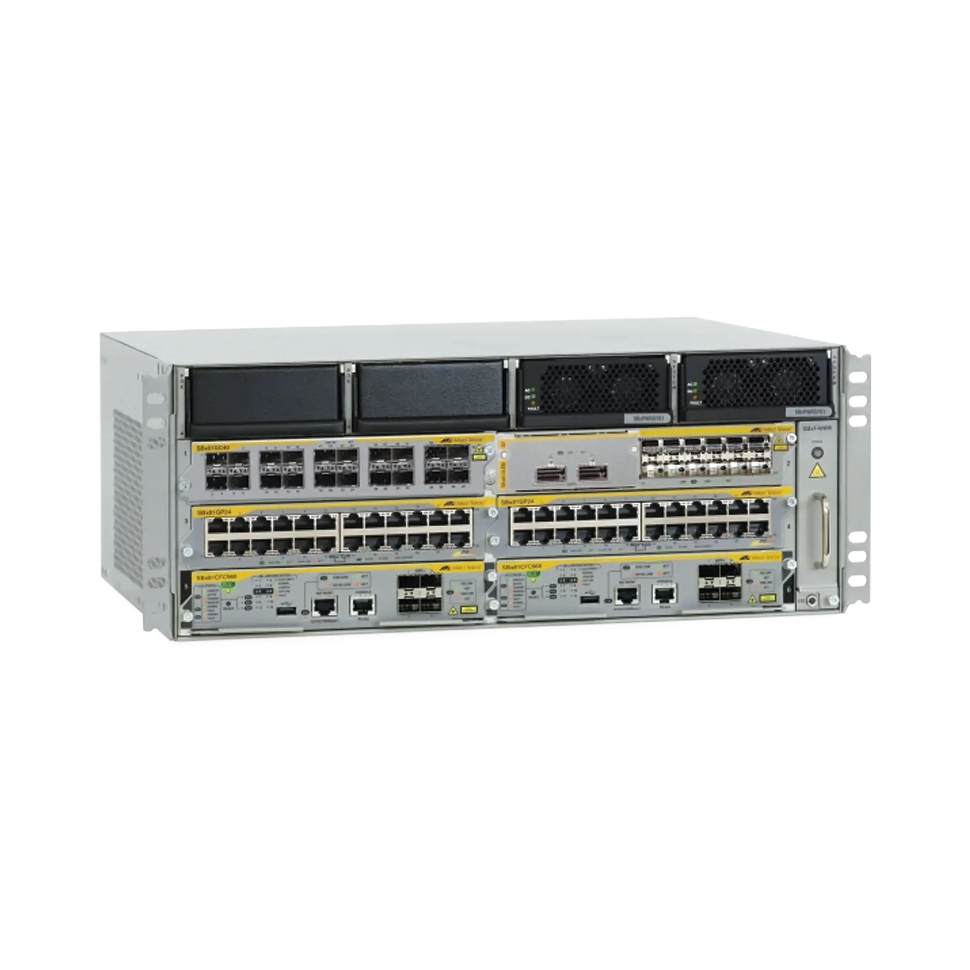 (SBx8106) Chasis de 6 ranuras de montaje en rack con bandeja de ventilador