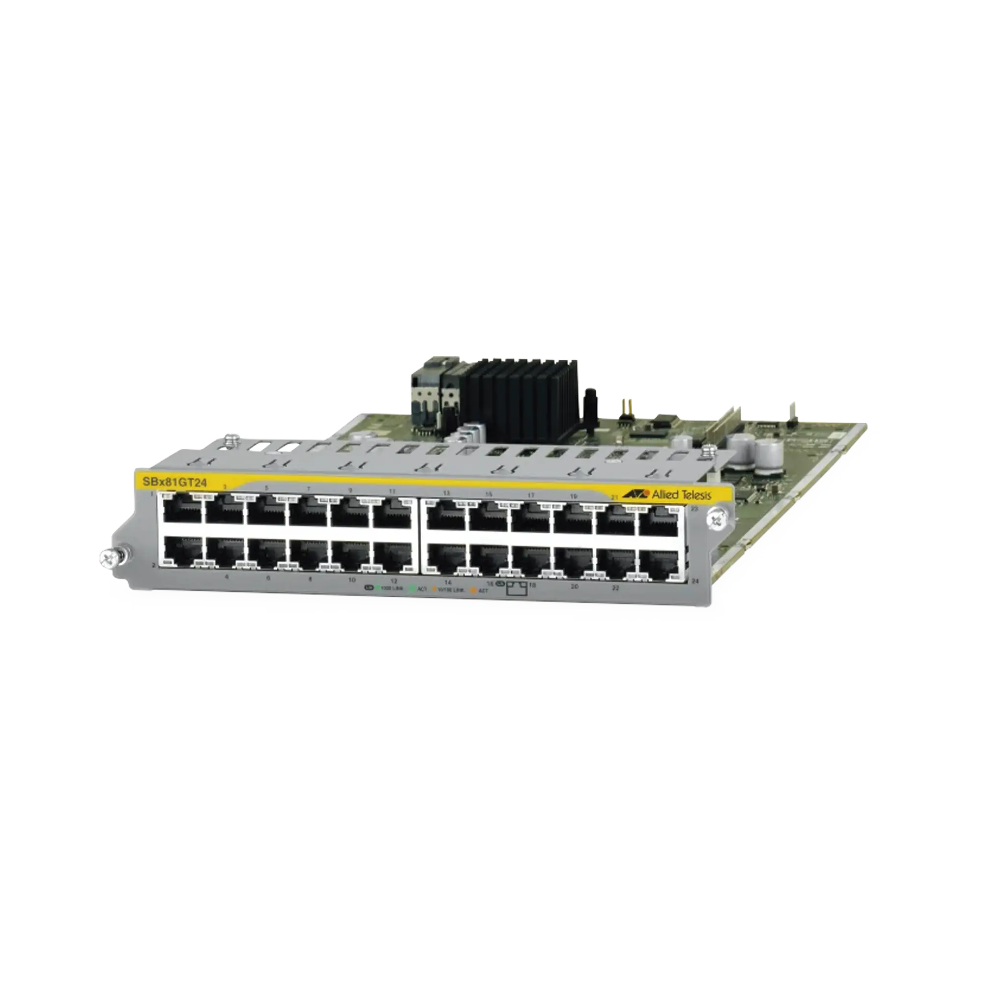 Tarjeta de línea Ethernet 10/100/1000T de 24 puertos PoE+, para SBx8100 Series