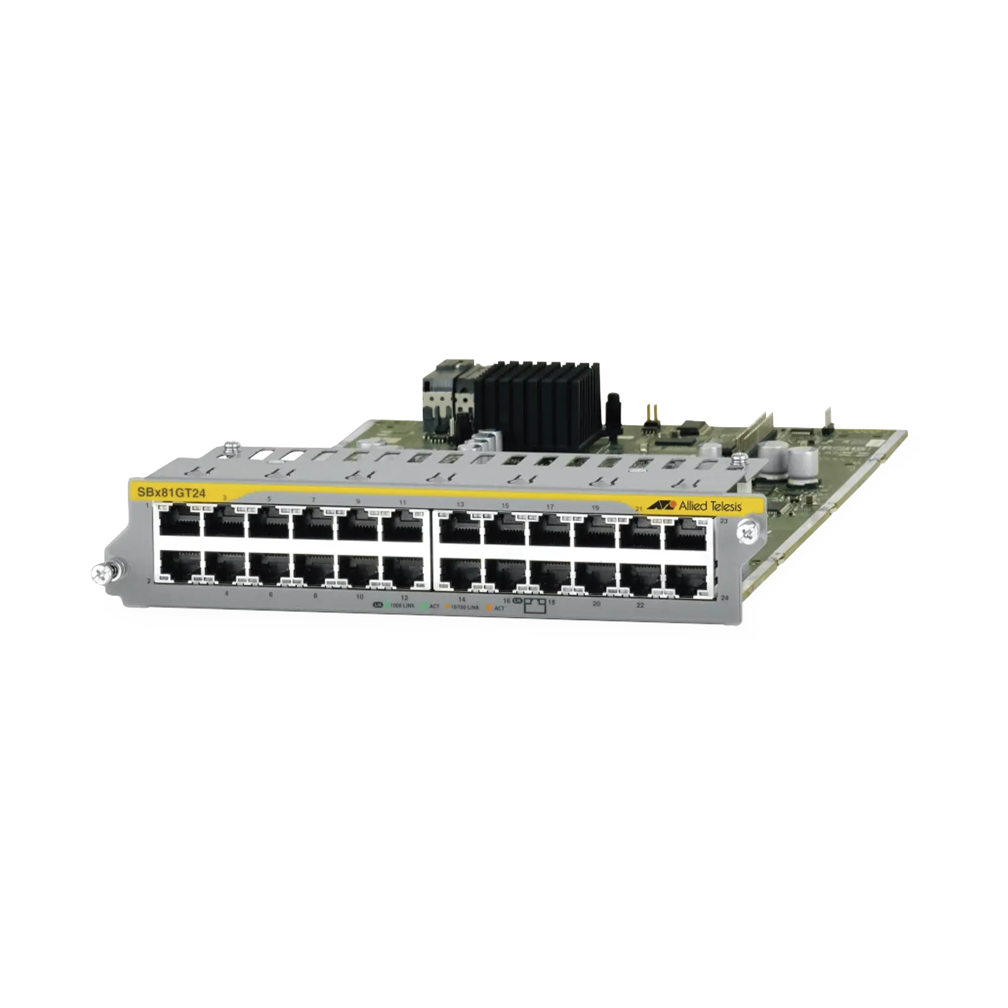 Tarjeta de línea Ethernet 10/100/1000T de 24 puertos, para SBx8100 Series