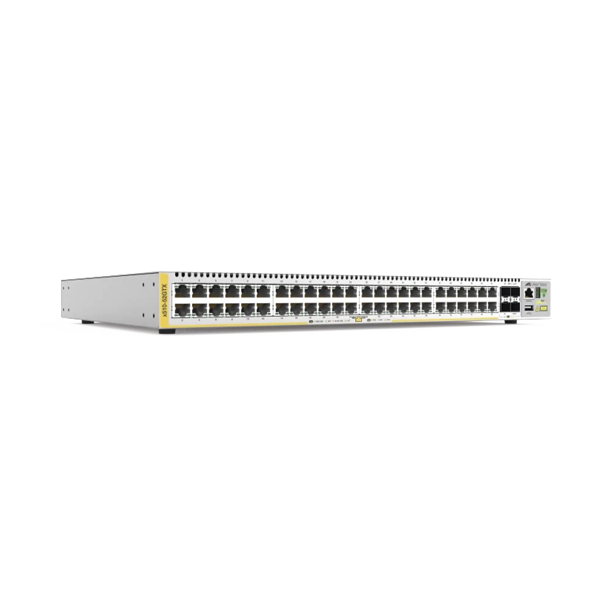 Switch Stackeable Capa 3, 48 puertos 10/100/1000 Mbps + 4 puertos SFP+ 10 G, fuente redundante