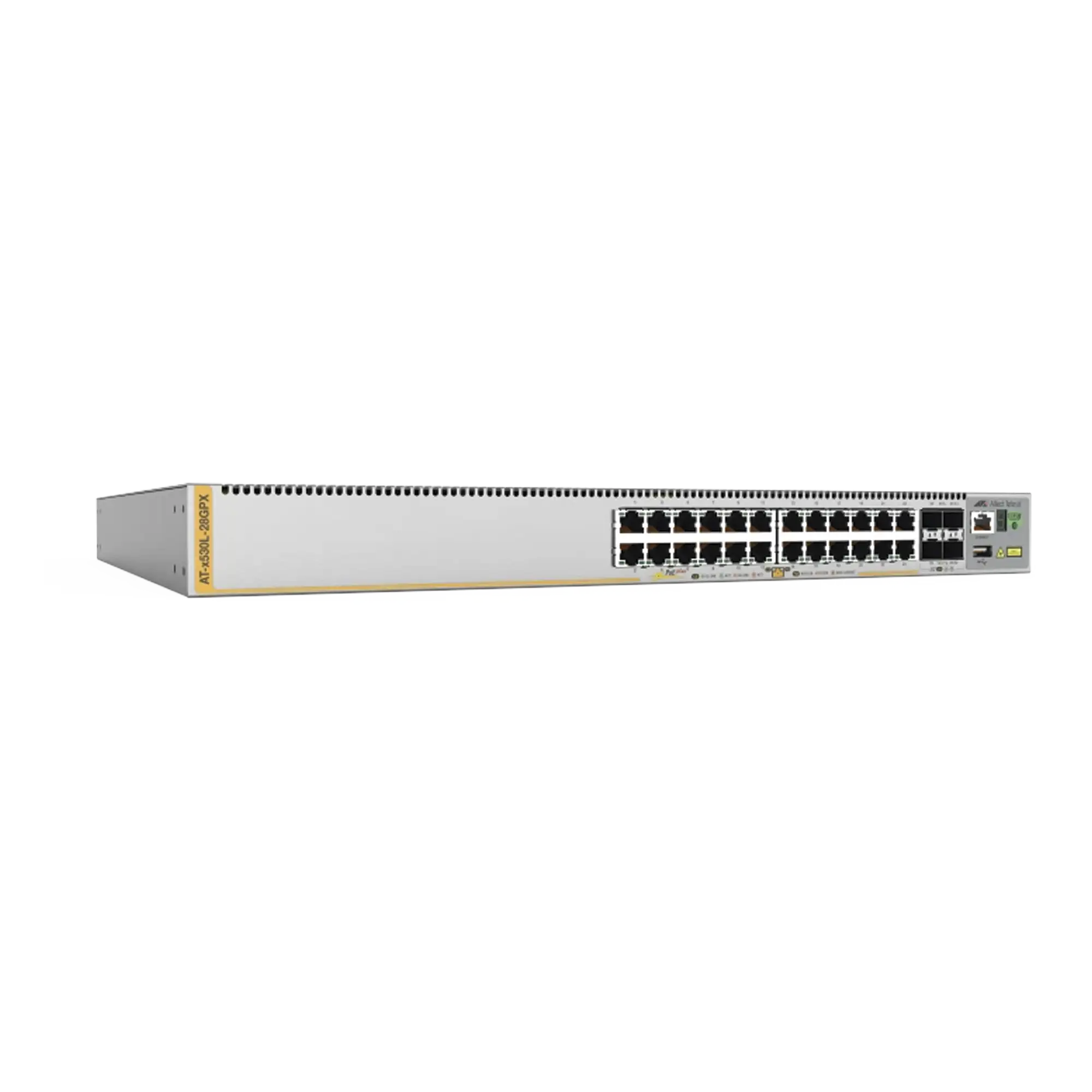 Switch L3 Stackable, 24x 10/100/1000-T PoE+, 4x SFP+, Fuente redundante integradas 740 Watts (TAA compliant version)