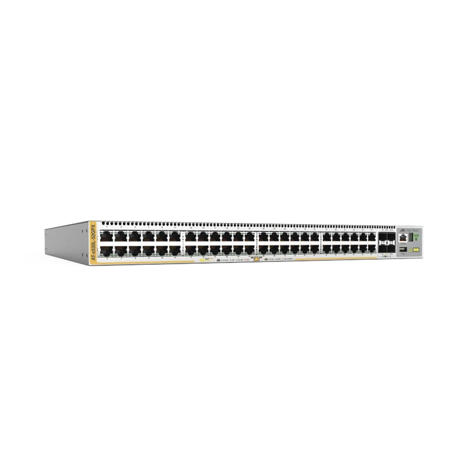 Switch L3 Stackable, 48x 10/100/1000-T PoE+, 4x SFP+, Fuente redundante integradas 740 Watts (TAA compliant version)