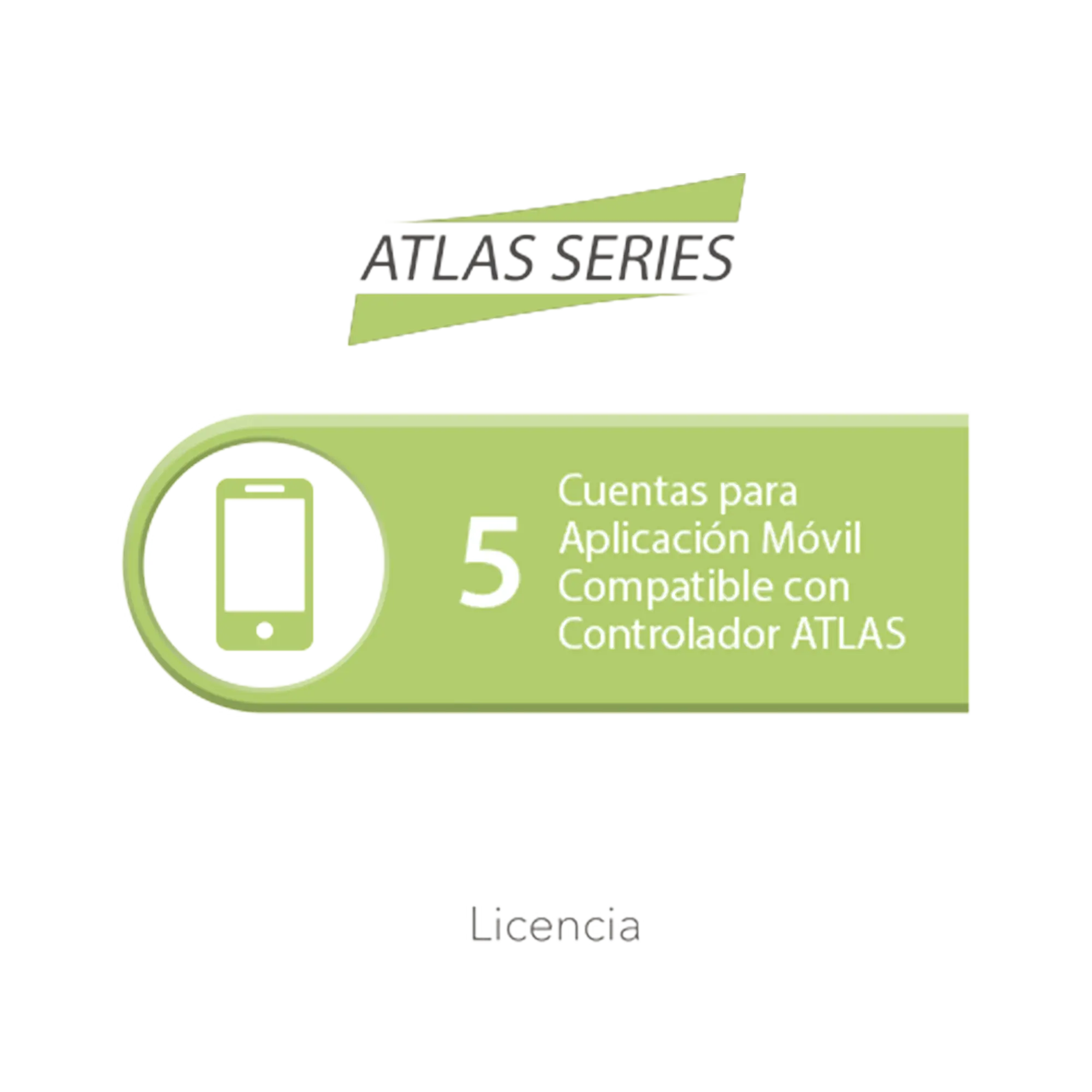 Licencia de 5 cuentas para aplicación Móvil compatible con controlador ATLAS