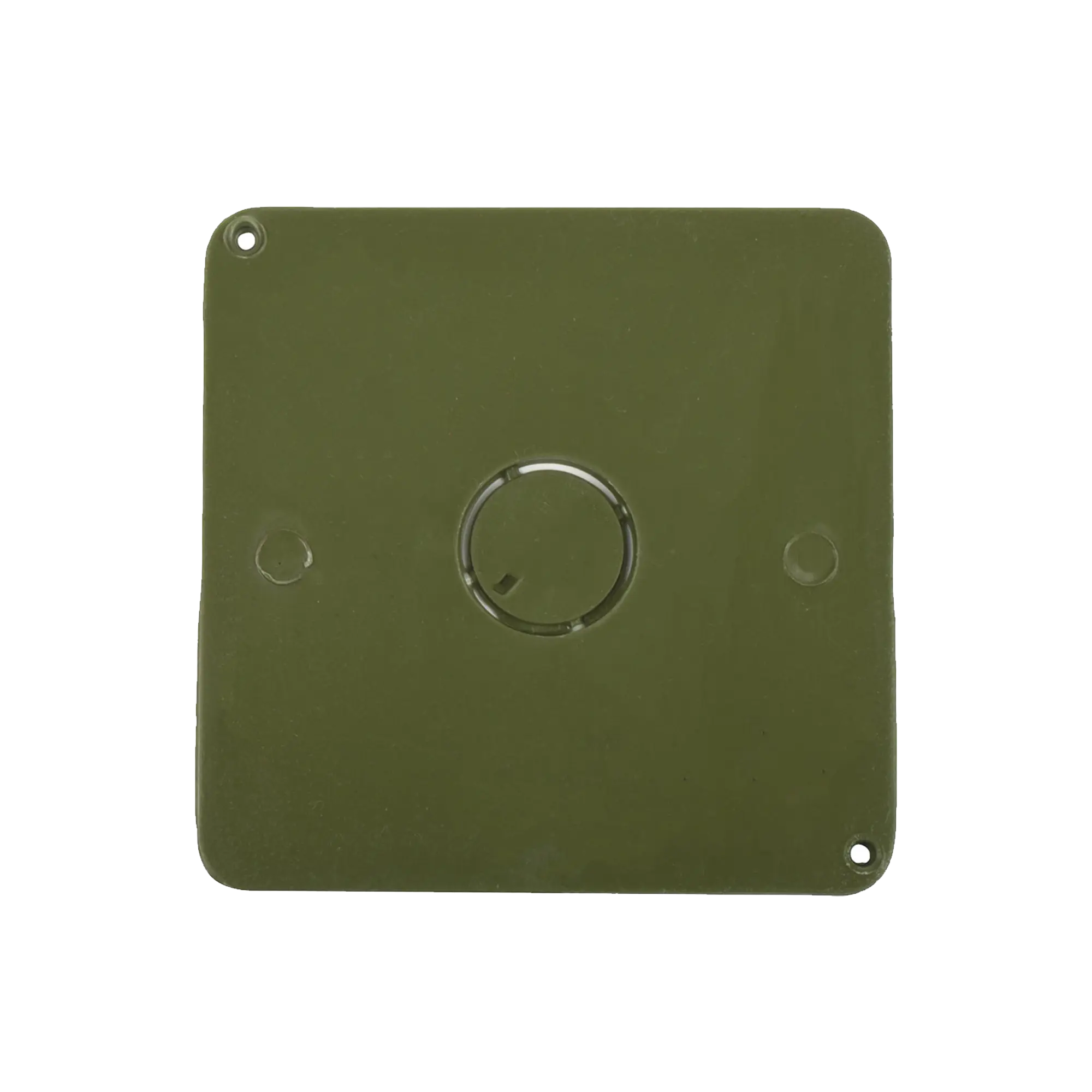 Tapa para Caja Cuadrada de 1/2" para instalaciones con tubería PVC Conduit pesado.