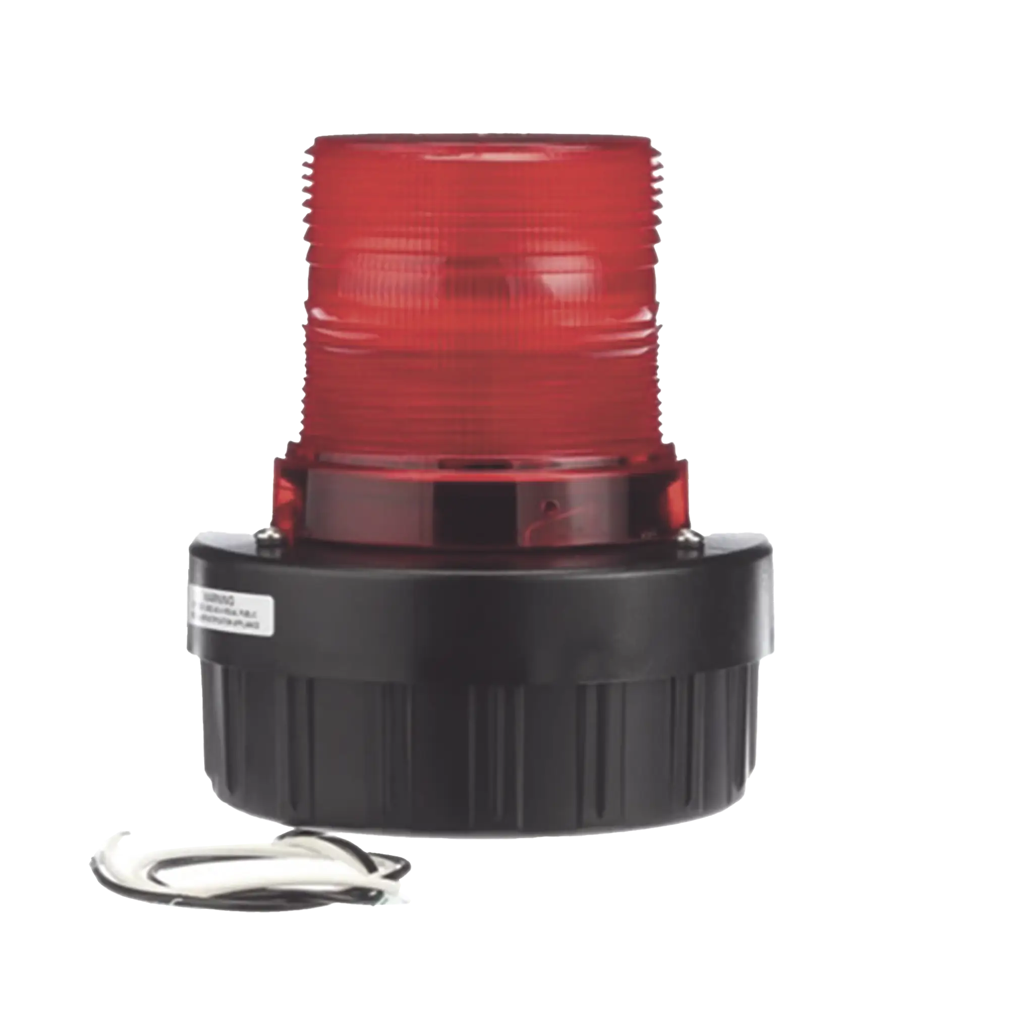 Combinación de intermitente señal audible/visual, Listado por UL y cUL a 24 VCD color Rojo, hasta 95 dB a 1m