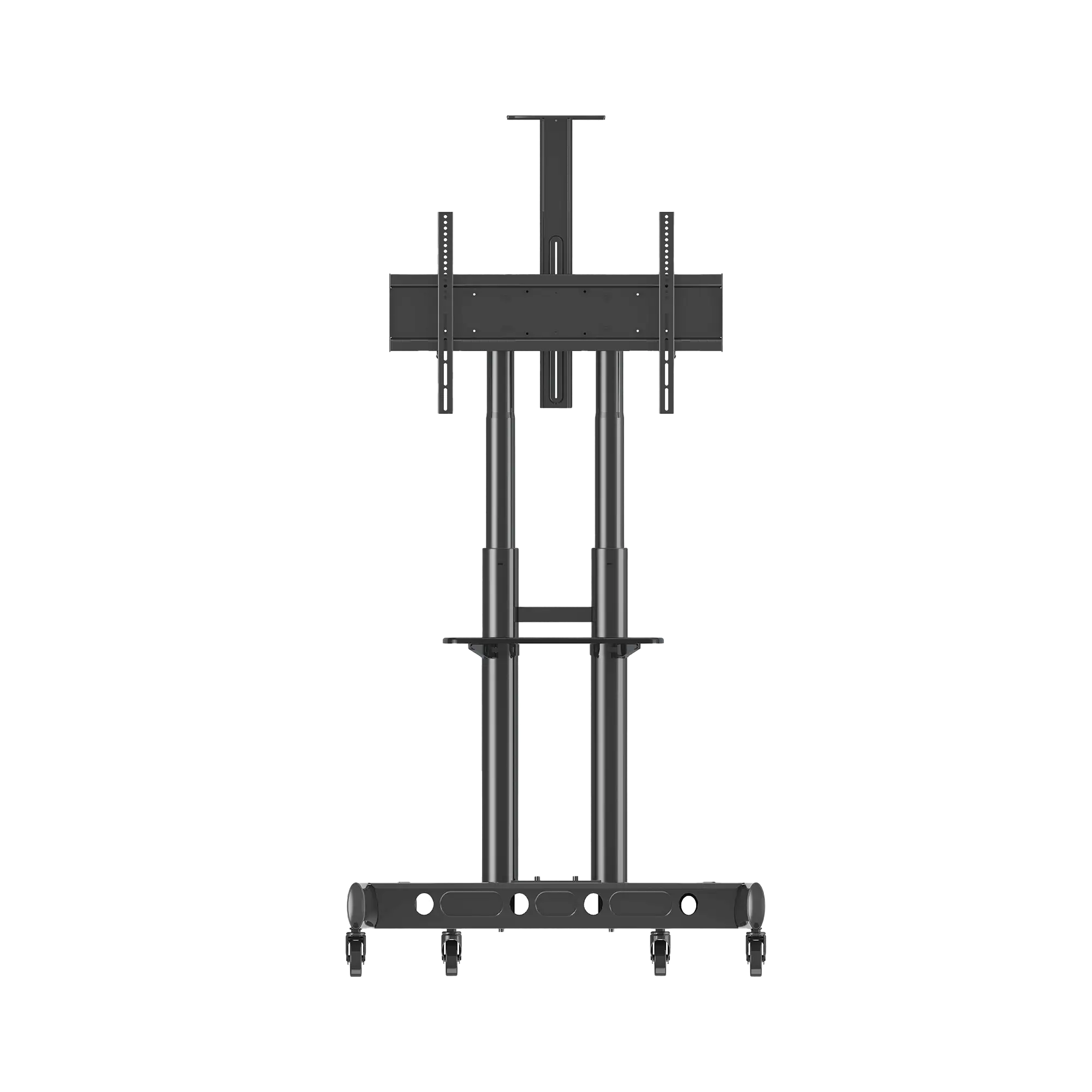 Soporte de Pantalla con Ruedas / Compatible con Monitores de 43″a 90″ / Base para Colocar Accesorios Adicionales / Vesa 200*200 – 800*500/ Carga máxima: 90.9Kg (200Lbs)