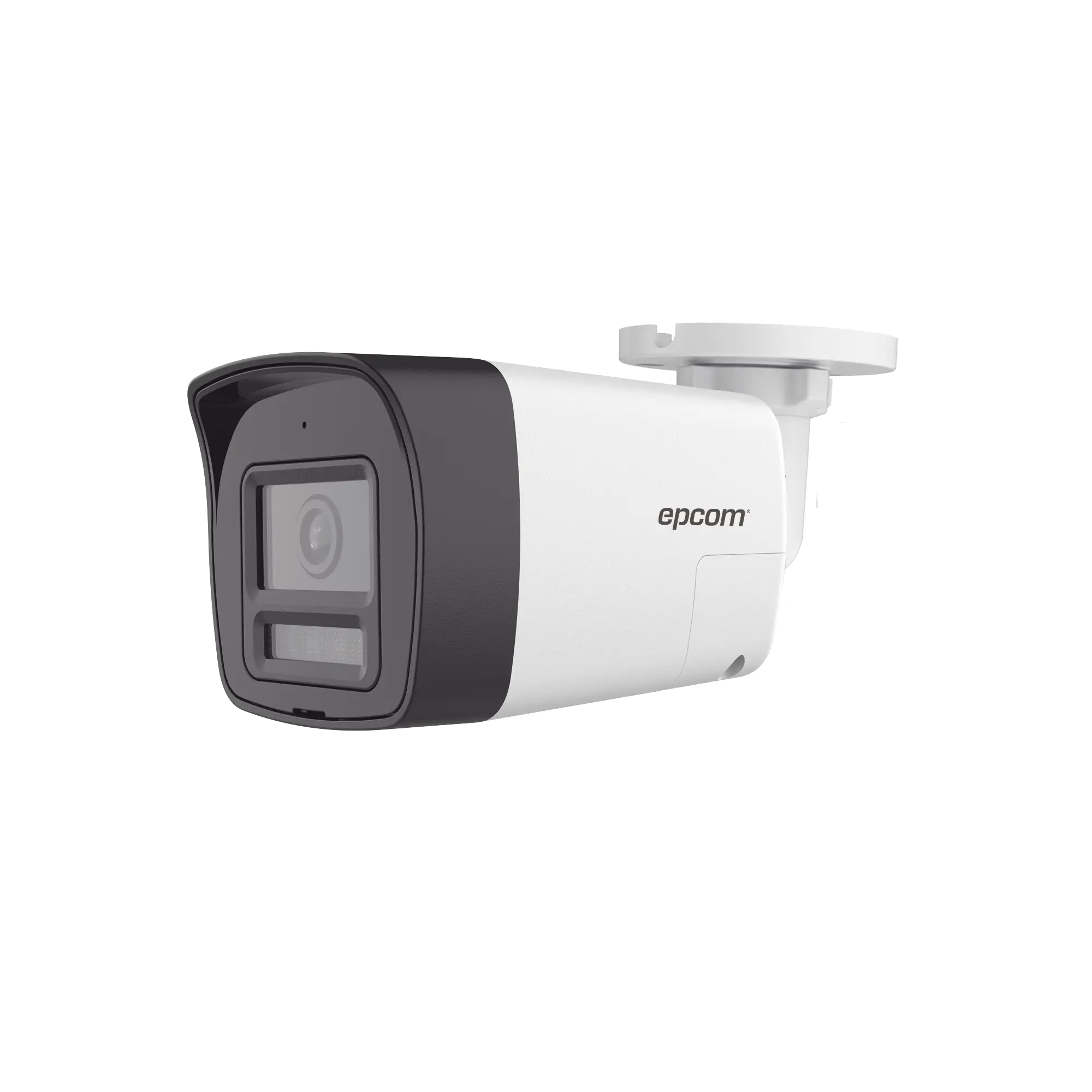 [Audio Bidireccional + Dual Light + ColorVu] Bala TURBOHD 4K (8 Megapixel) / Lente 2.8 mm / 30 mts IR EXIR + 20 mts Luz Blanca / Micrófono y Bocina Integrado / Exterior IP67 / Metal / dWDR