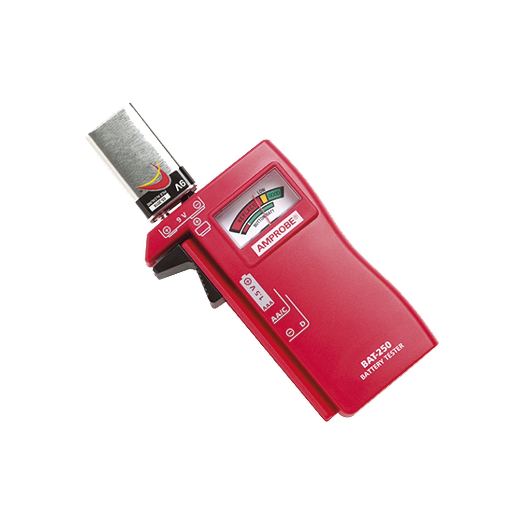 Probador de Baterías 9 Vcc / 1.5 Vcc [AA-AAA-C-D]