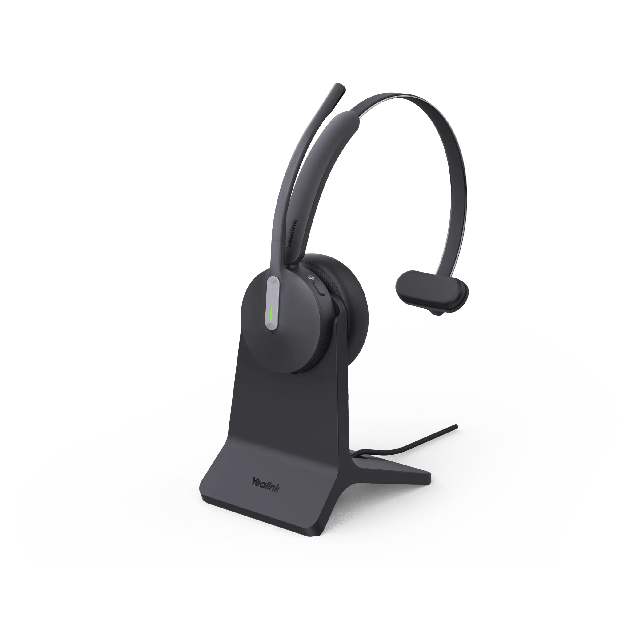 Diadema Bluetooth de Yealink BH70 Mono Con Certificación Microsoft Teams y Base de Carga