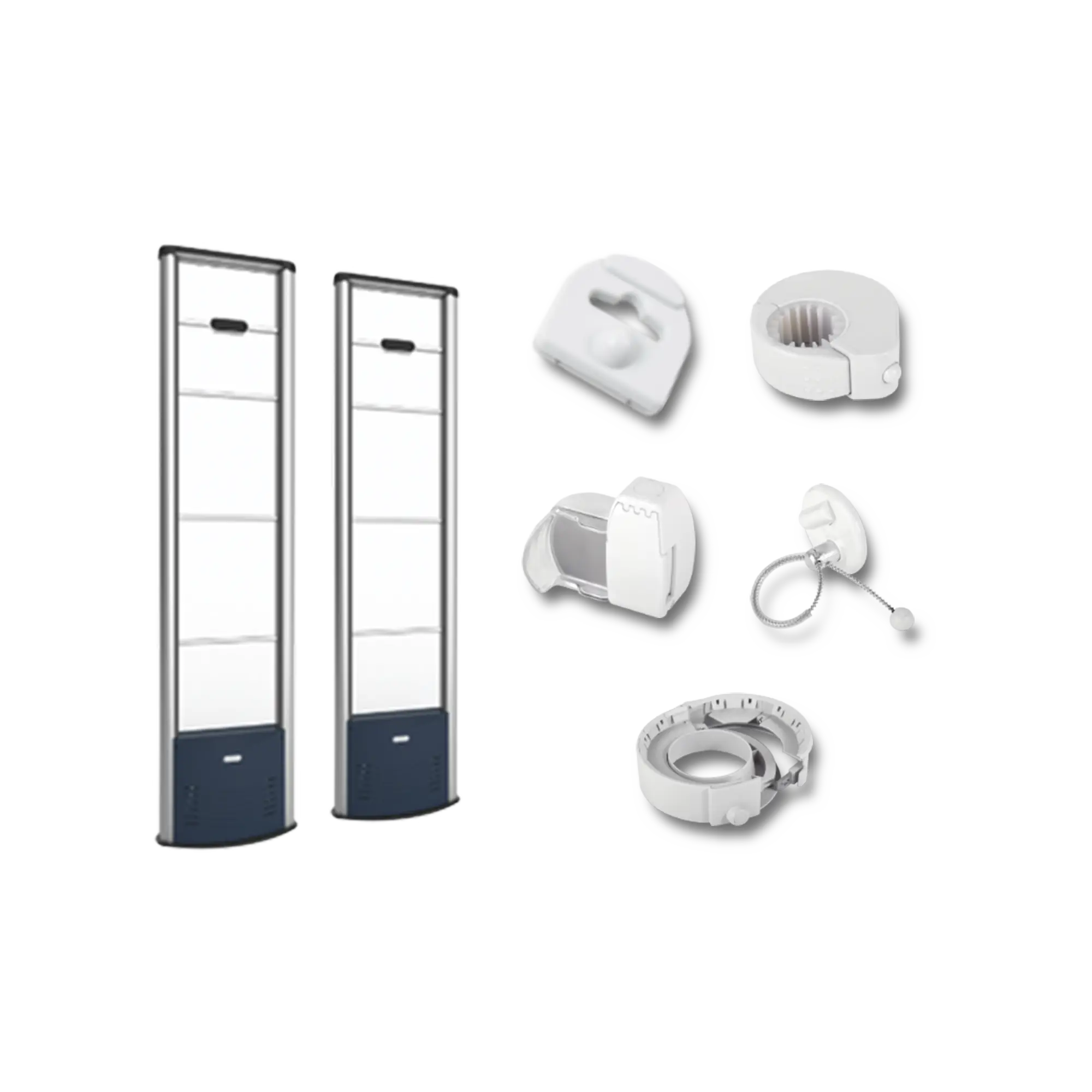 Kit de Arcos EAS para Protección de Ropa, Botellas, con Accesorios RX, TX 8.2 MHz hasta 1.8 m
