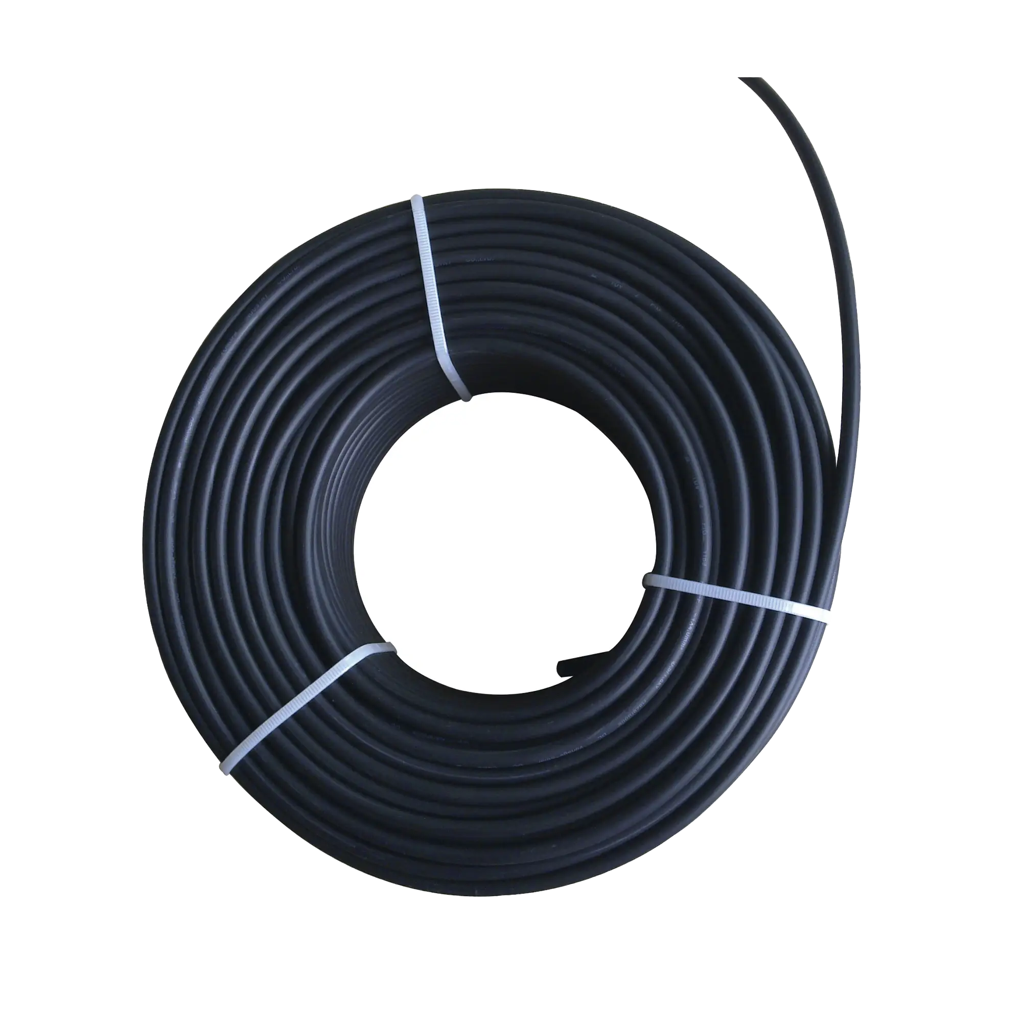 Cable Fotovoltaico Negro / 6mm² (10AWG) / Material COBRE / 2000V / Rollo de 50 m