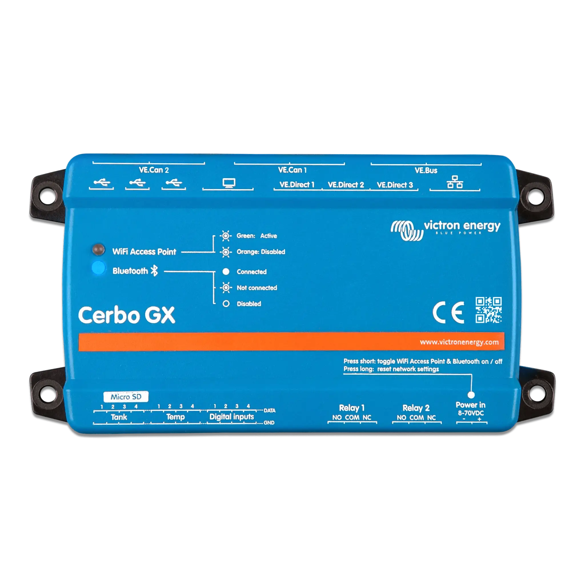 Cerbo GX MK2 / Centro de comunicaciones / Monitoreo Remoto para Sistemas Victron