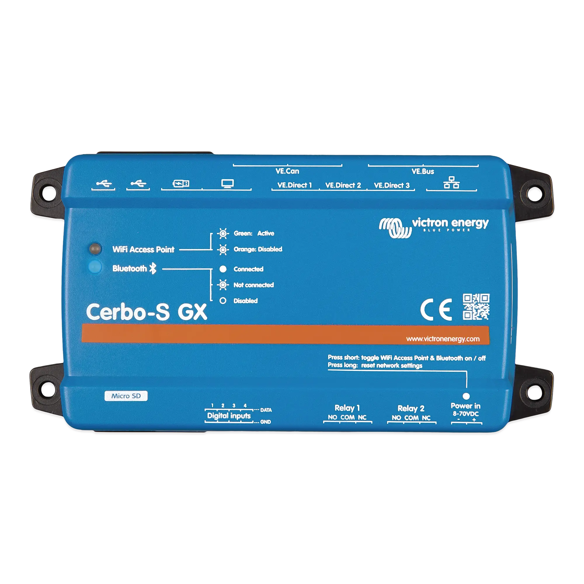 Cerbo-S GX / Centro de comunicaciones / Monitoreo Remoto para Sistemas Victron