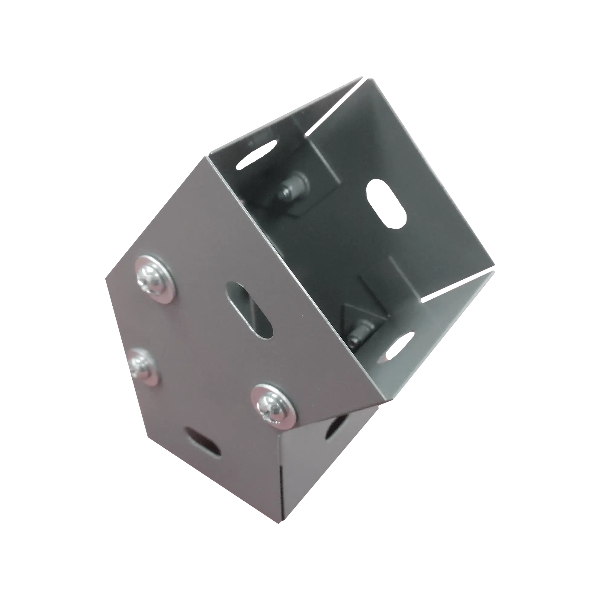 Derivación codo horizontal de 45 grados 100 X 100 mm, fabricado en lámina de acero al carbón
