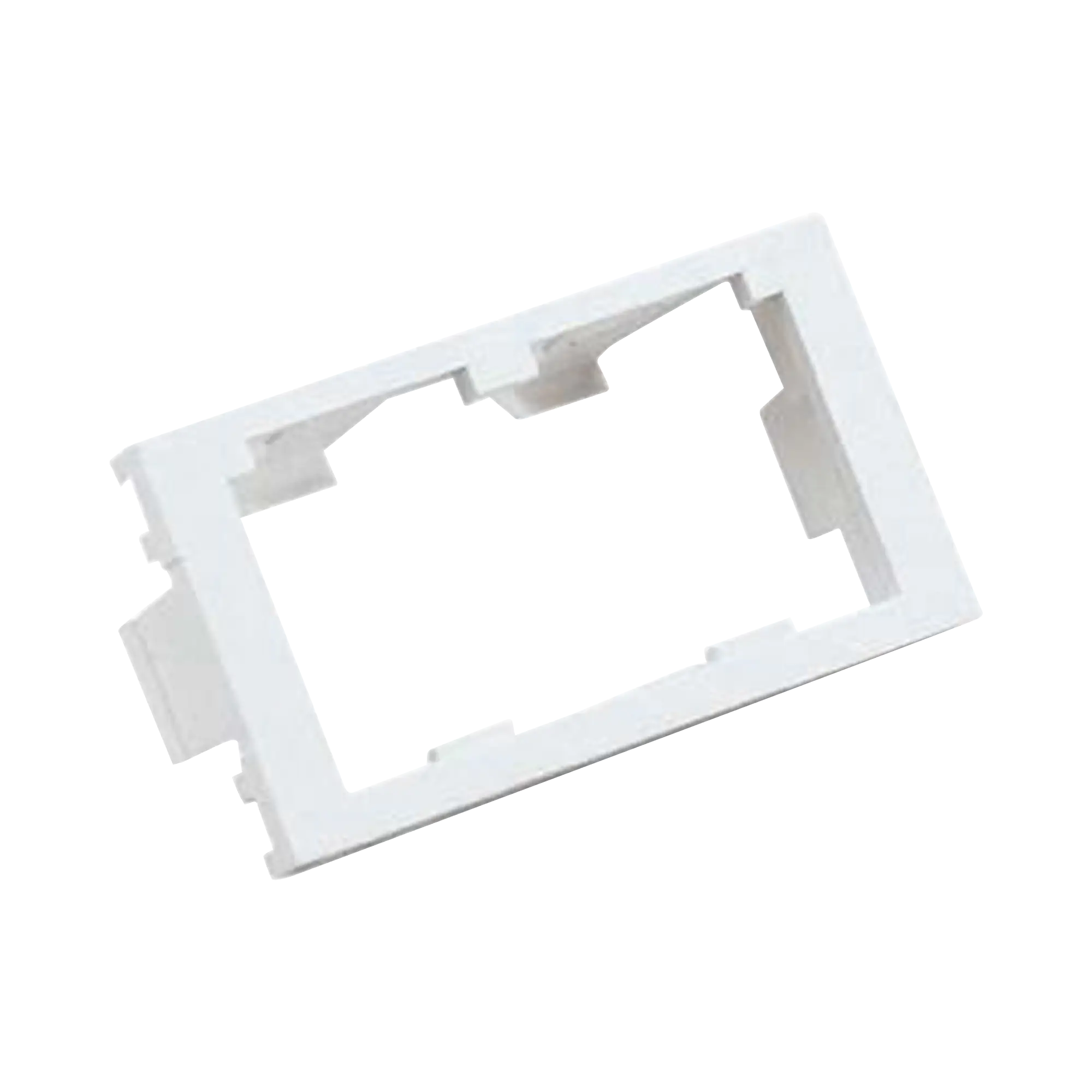 Inserto Plano de 1/3, Espacio para Dos Módulos Mini-Com®, Color Blanco Mate