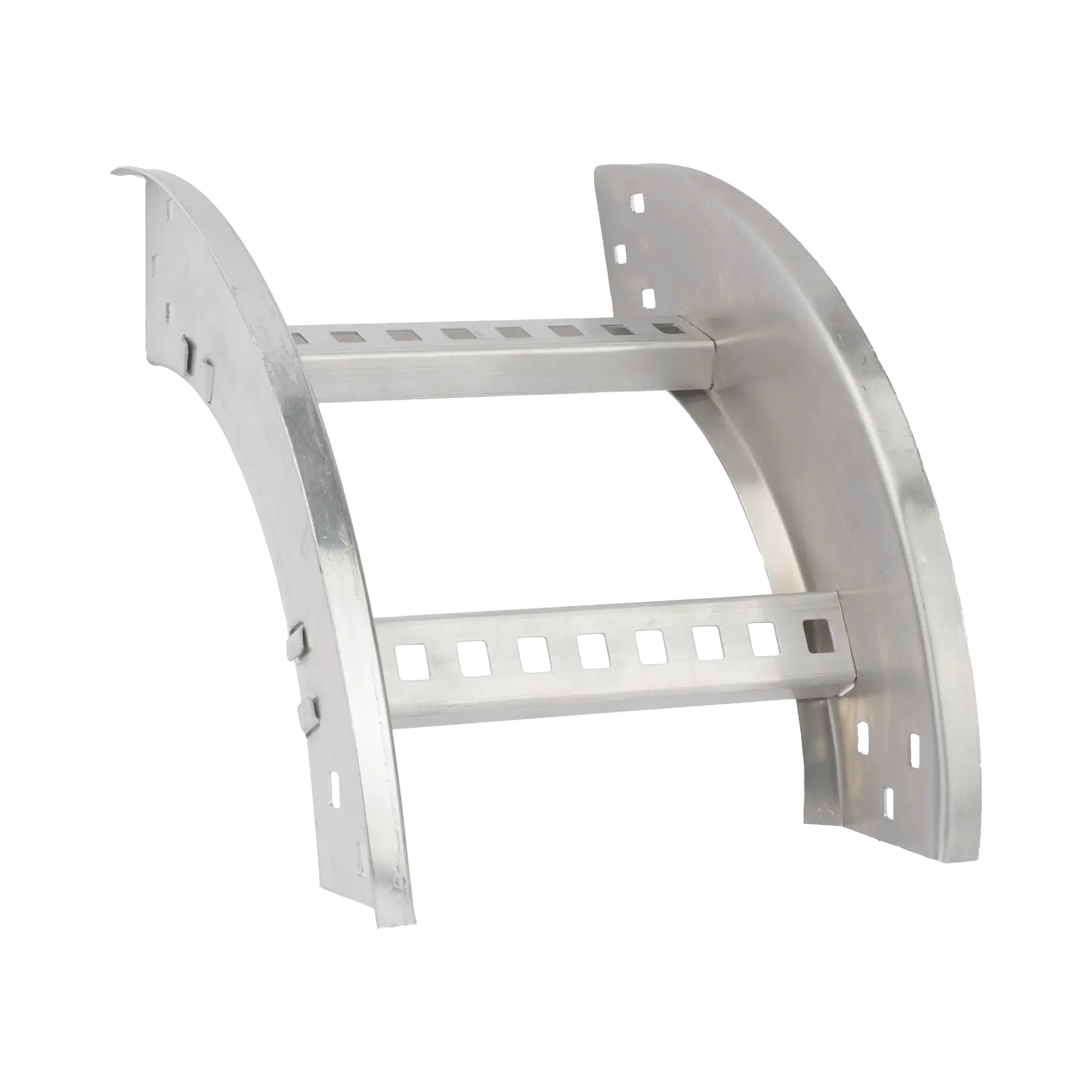Curva Vertical Exterior de Aluminio de 90° Perfil Z / Peralte 3 1/4" / Ancho 12" / Radio 8" / Incluye Tornillería (CHVE90EZ314R8X12AK)
