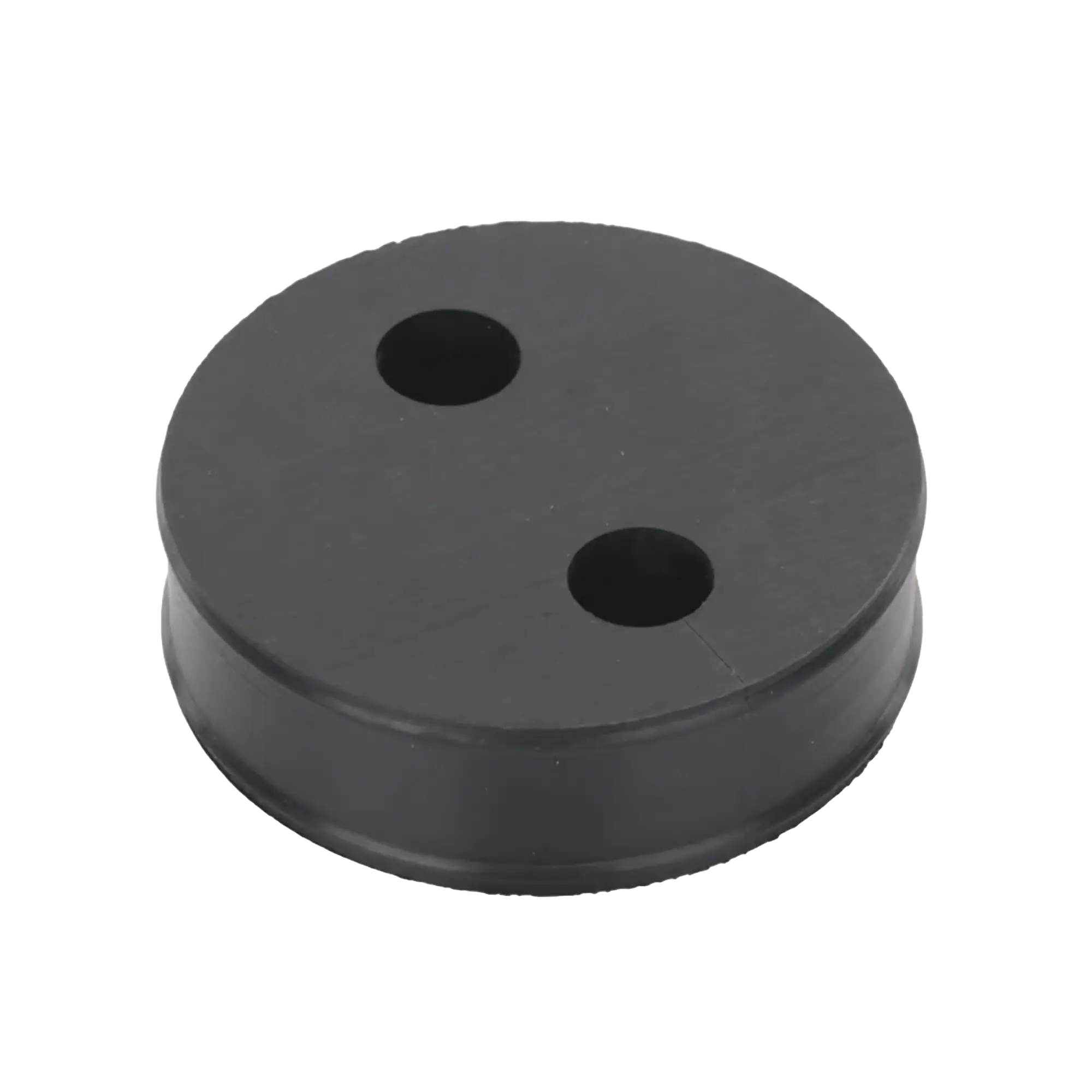 Inserto de Caucho de 4″ Con Dos Orificios para Cable de 1/2 in