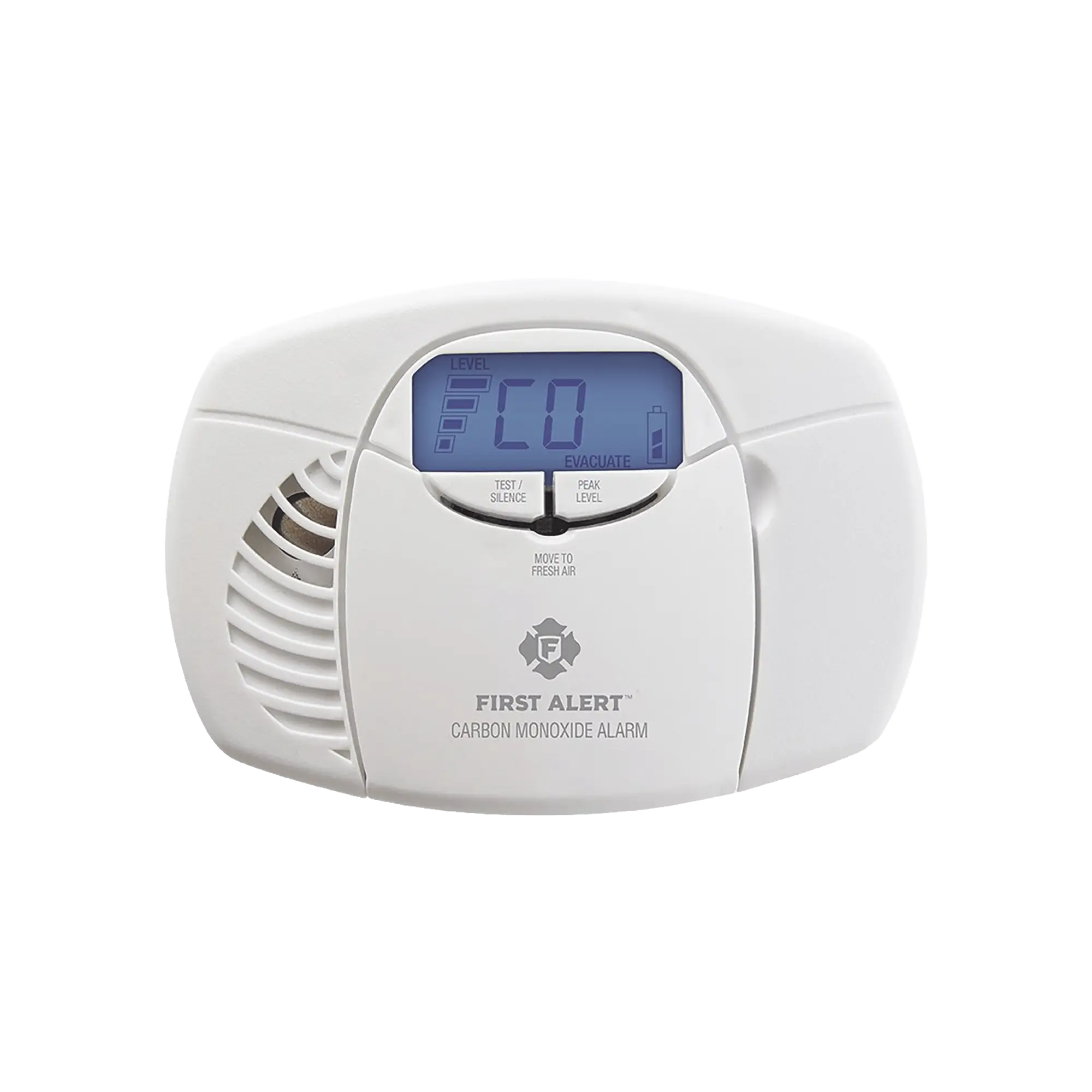 Alarma de monóxido de carbono (CO) operada por baterías con display digital