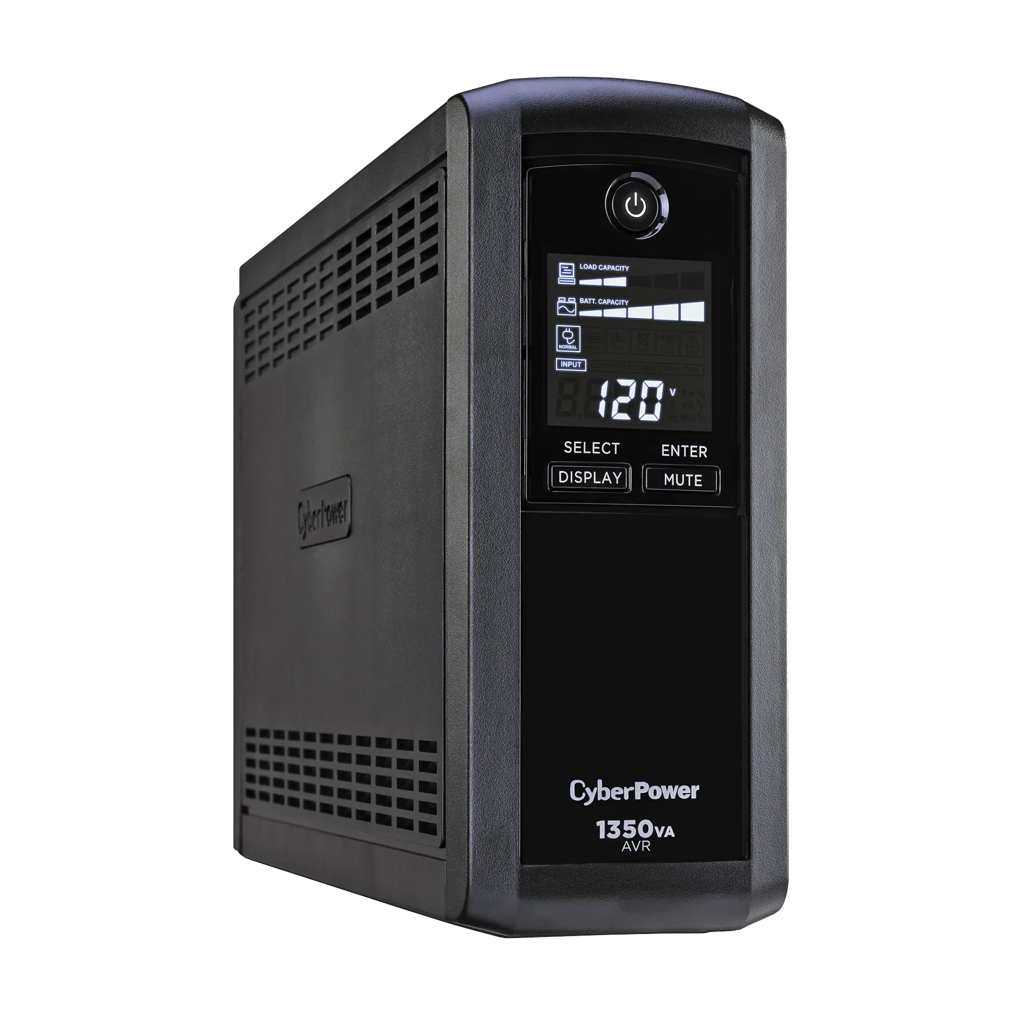 UPS de 1350 VA/815 W, Topología Línea Interactiva, Entrada 120 Vca NEMA 5-15P, Tipo Mini Torre, Con 10 Tomas NEMA 5-15R