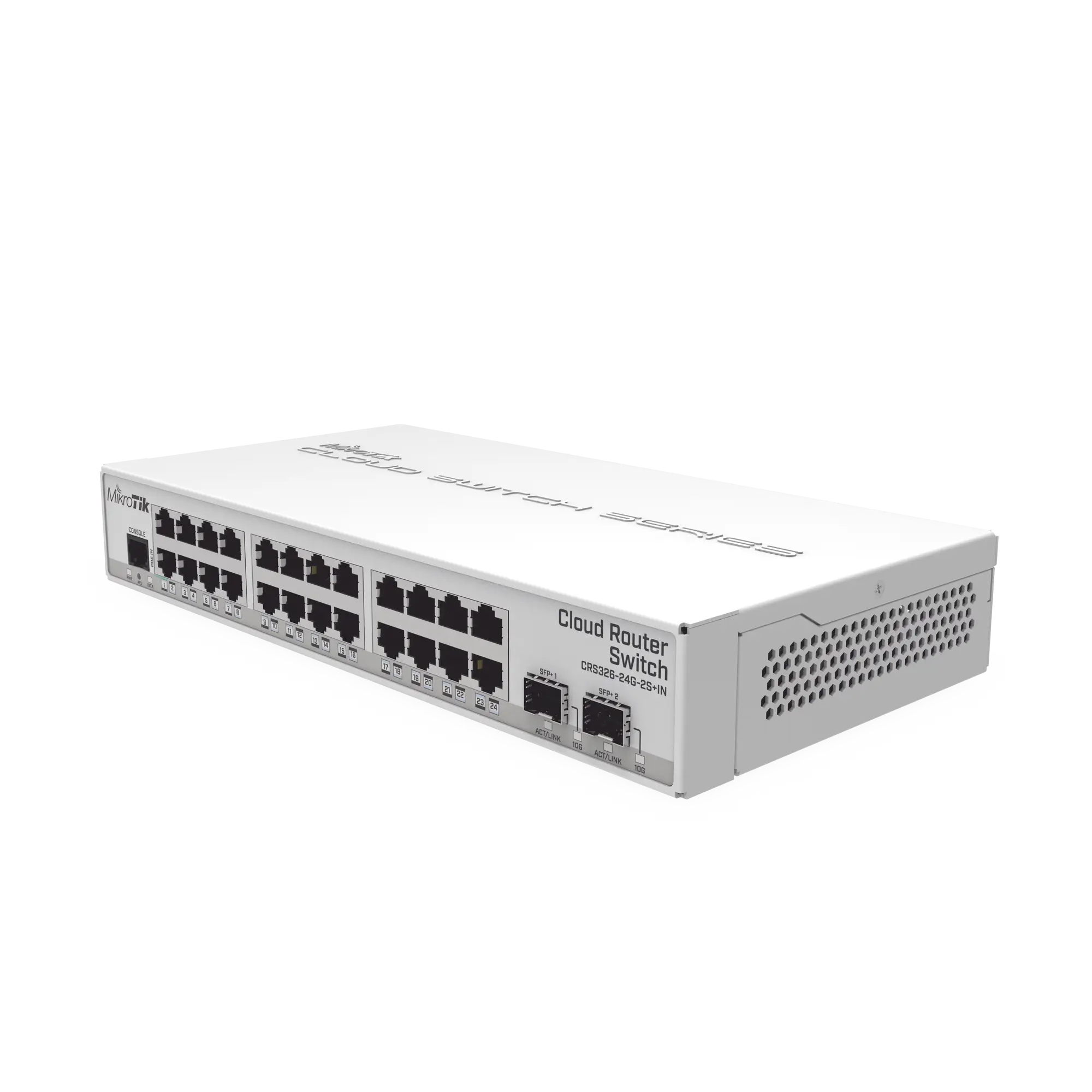 Switch Sistema Operativo Dual 24 Puertos Gigabit Ethernet y 2 Puertos SFP+, Para Escritorio