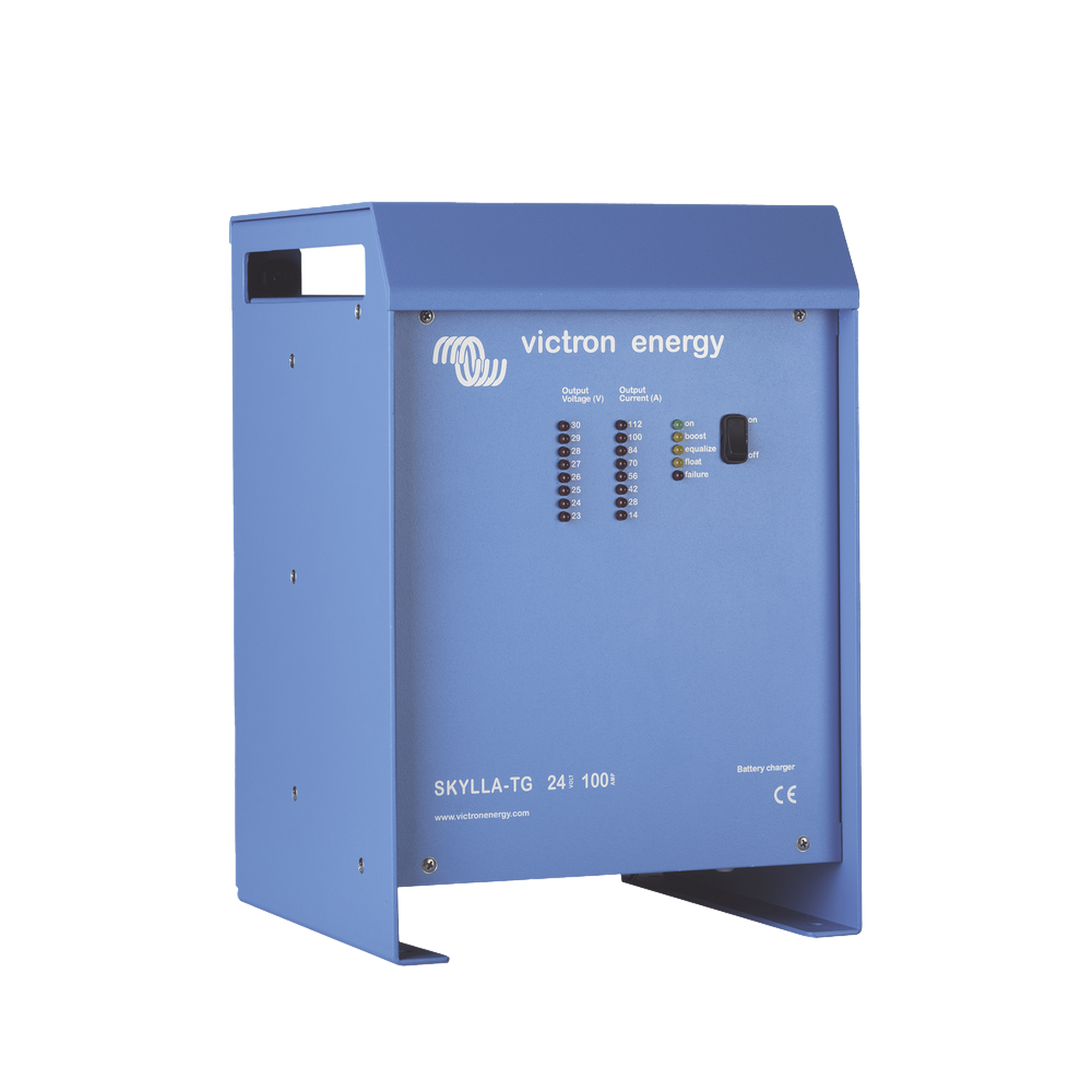 Skylla-TG 24/80 / Cargador de Baterías para Ambientes Marinos 24 V, 80 A / Bancos de 400 a 800 Ah