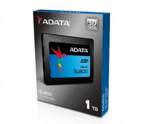 SSD ADATA SU800, 1024 GB, Serial ATA III, 560 MB/s, 520 MB/s, 6 Gbit/s