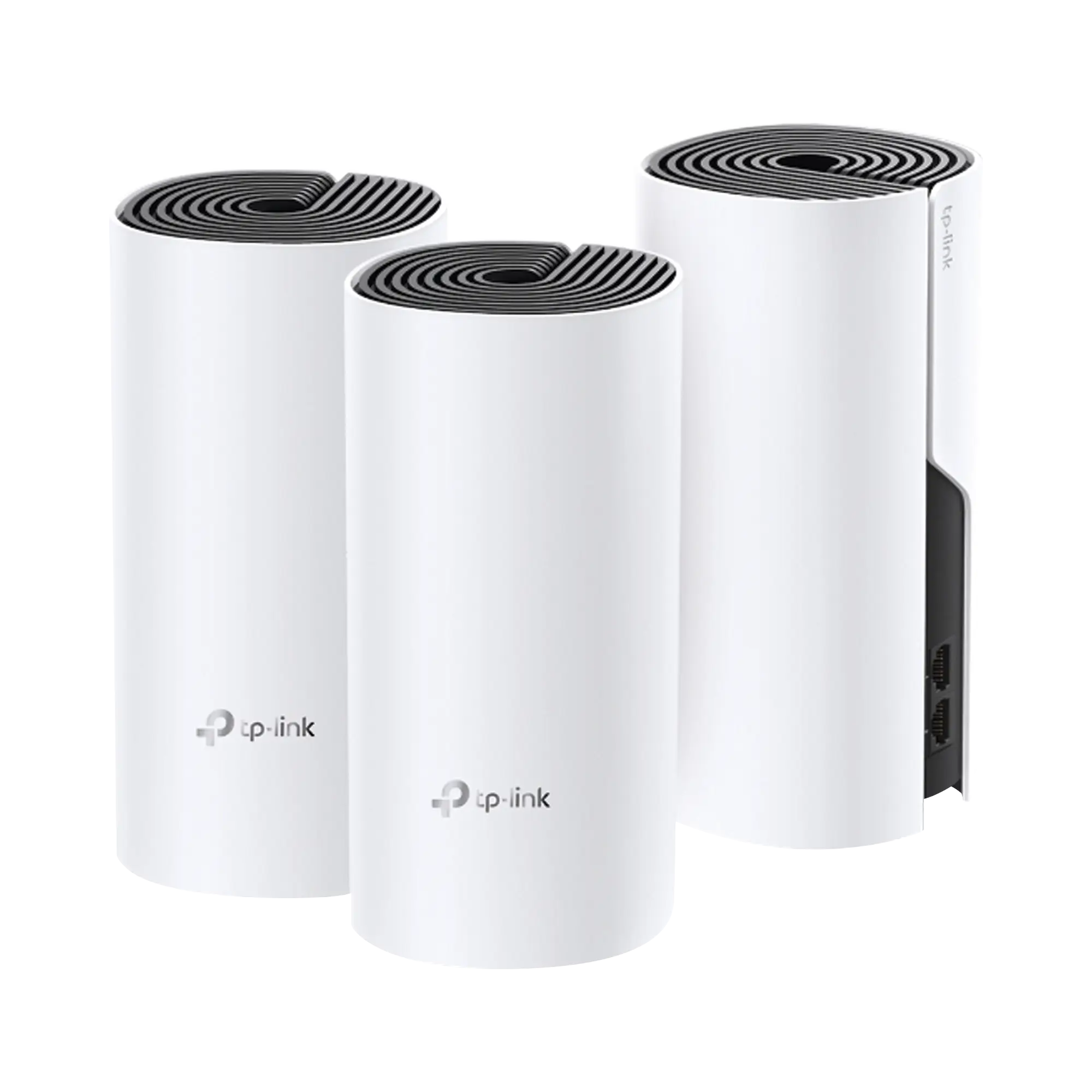 KIT 3 Routers Inalámbricos MESH Interior para Hogar / Doble Banda Wi-Fi 5 AC1200 Mbps / 2 Puerto Gigabit WAN/LAN / 2 Antenas Internas / Administración Mediante la App Deco (iOS, Android)