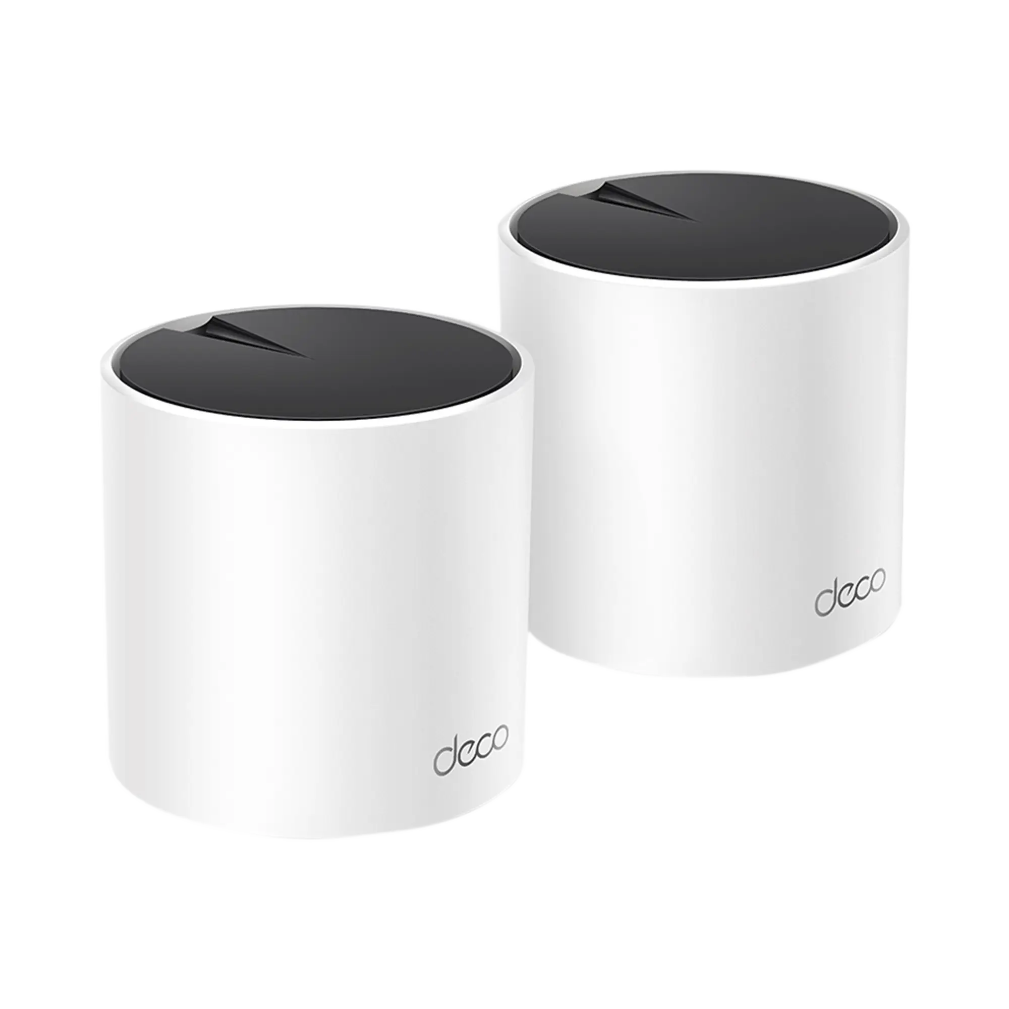 Kit 2 Routers Inalámbricos MESH Interior para Hogar / Doble Banda Wi-Fi 6 AX3000 Mbps / 3 Puerto Gigabit WAN/LAN / 2 Antenas Internas / Administración Mediante la App Deco (iOS, Android) / Protección HomeShield