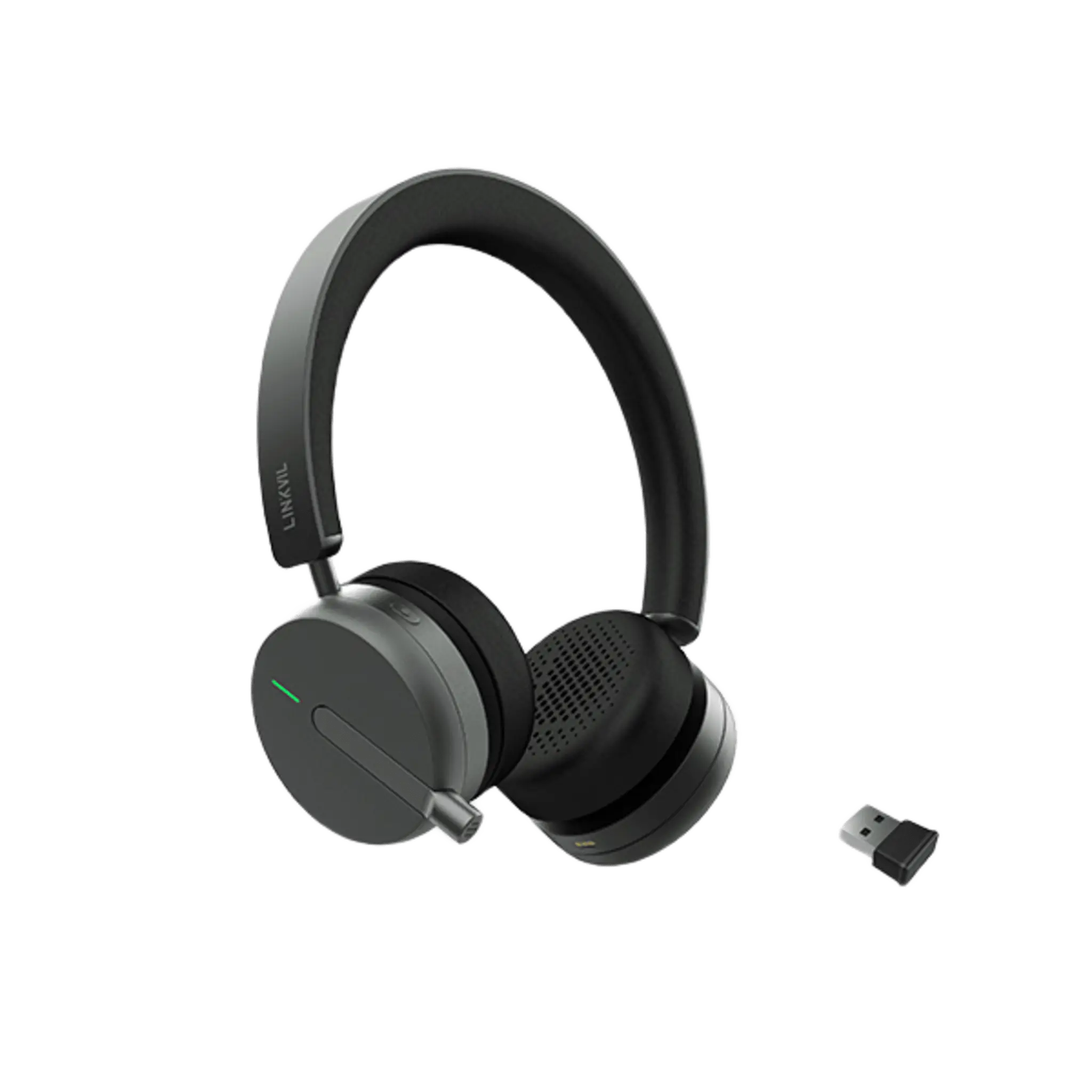 Auricular Inalámbrico LINKVIL DH50-B con Bluetooth 5.4 y Micrófono Retráctil con Cancelación de Ruido