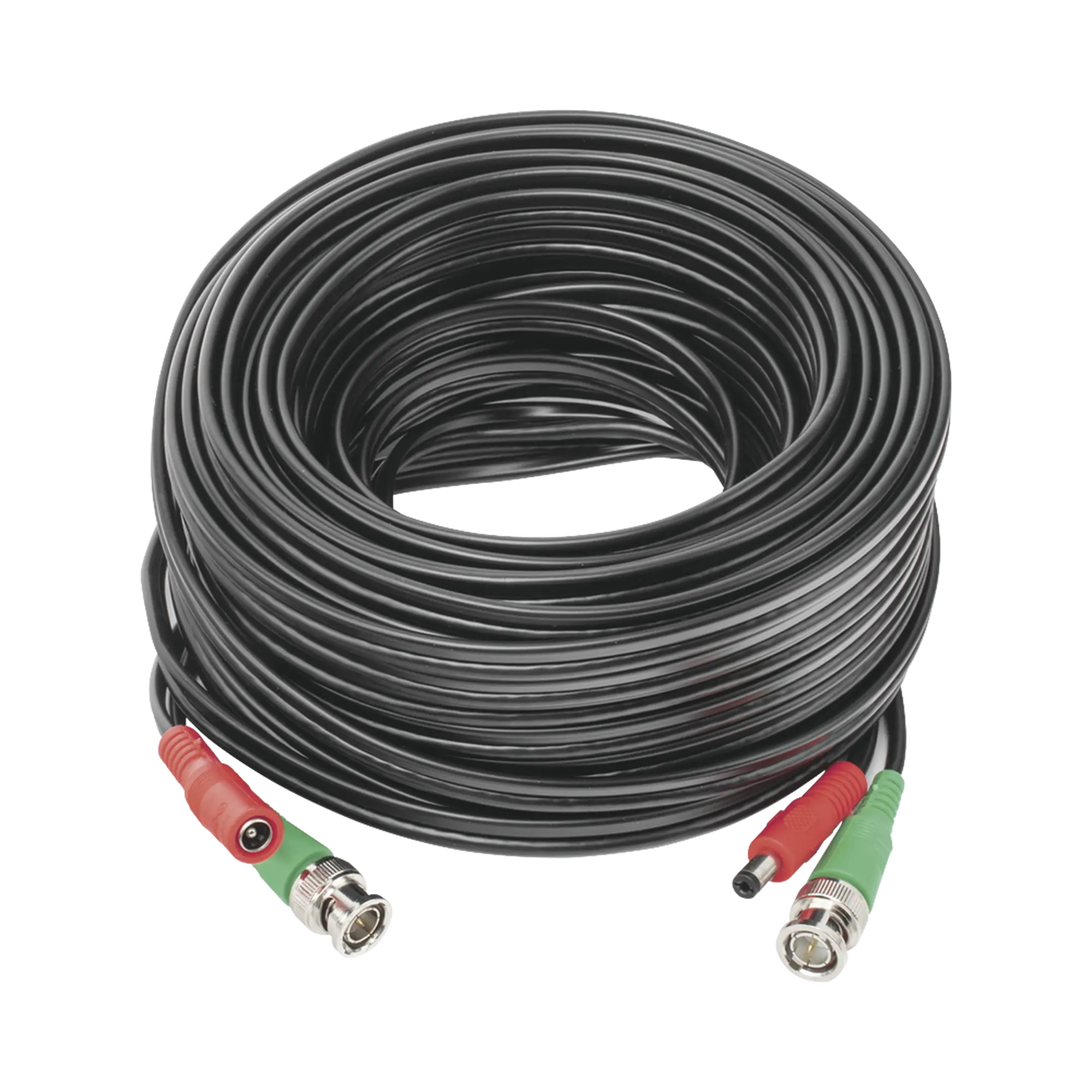Cable coaxial ( BNC RG59 ) + Alimentación / SIAMÉS / 20 Metros / Aleación Cobre + Aluminio CCA / Para Cámaras 4K / Uso interior y exterior