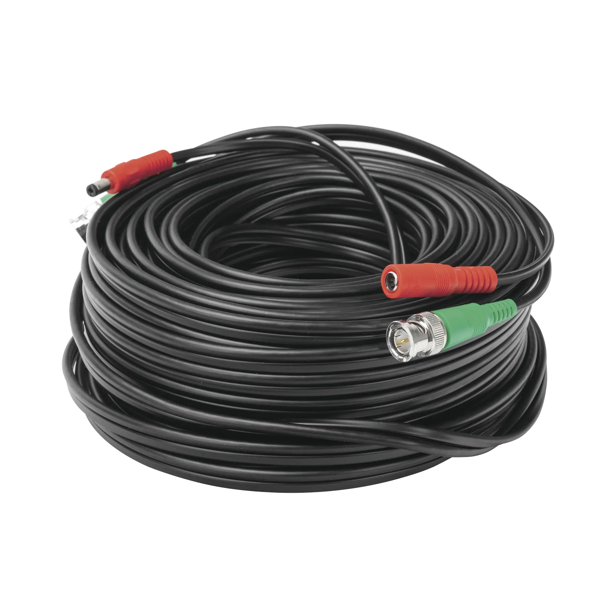 Cable coaxial ( BNC RG59 ) + Alimentación / SIAMÉS / 30 Metros / 100 % COBRE / Para Cámaras 4K  / Uso interior y exterior