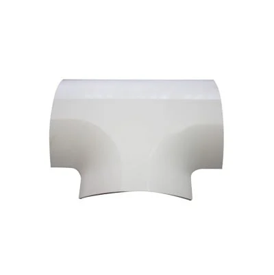 Sección en «T» color blanco de PVC auto extinguible para canaleta DMC4FT (9440-02001)
